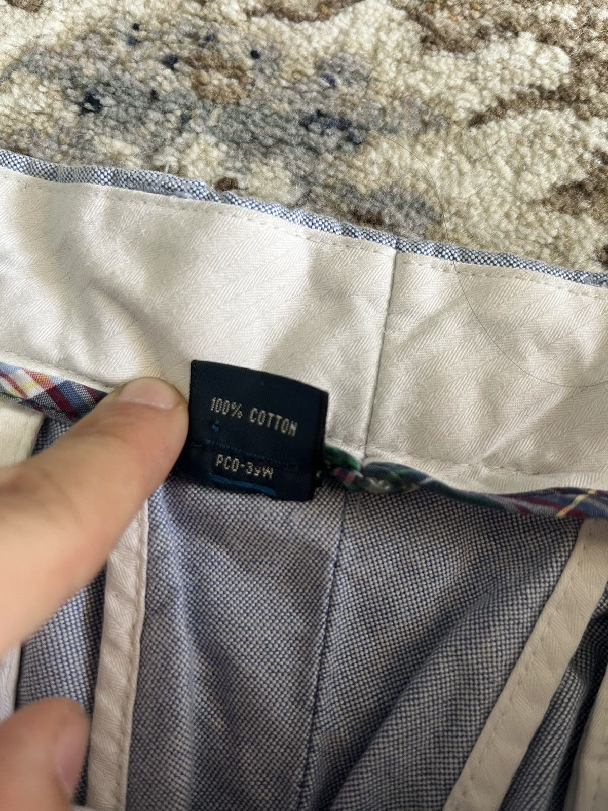 Polo Ralph Lauren POLO BY RALPH LAUREN COTTON CHINO SHORTS BLUE 35 Size US 35 - 3 Thumbnail