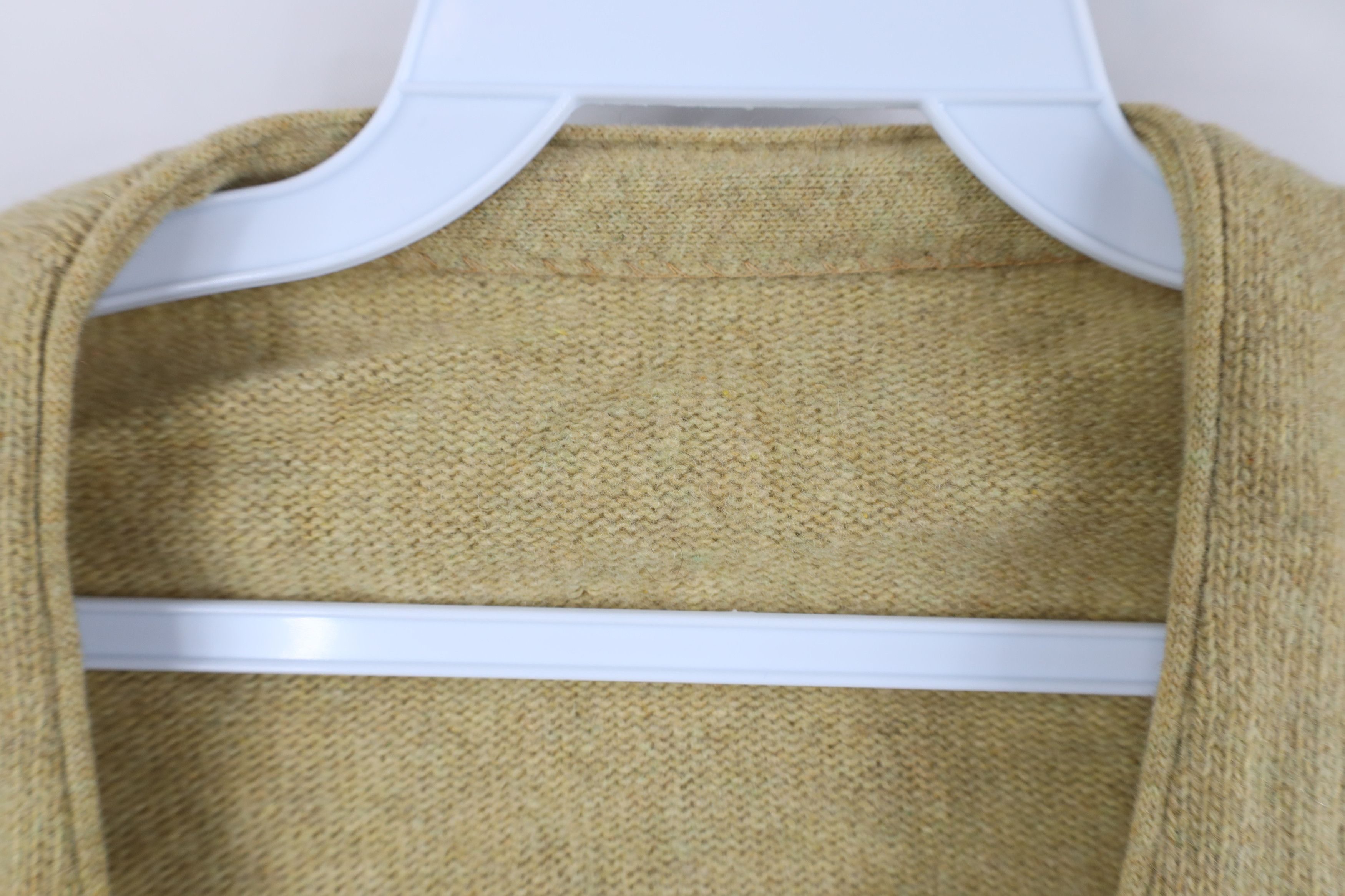 Vintage Vintage 50s Streetwear Blank Wool Knit Cardigan Sweater USA Size US M / EU 48-50 / 2 - 10 Thumbnail