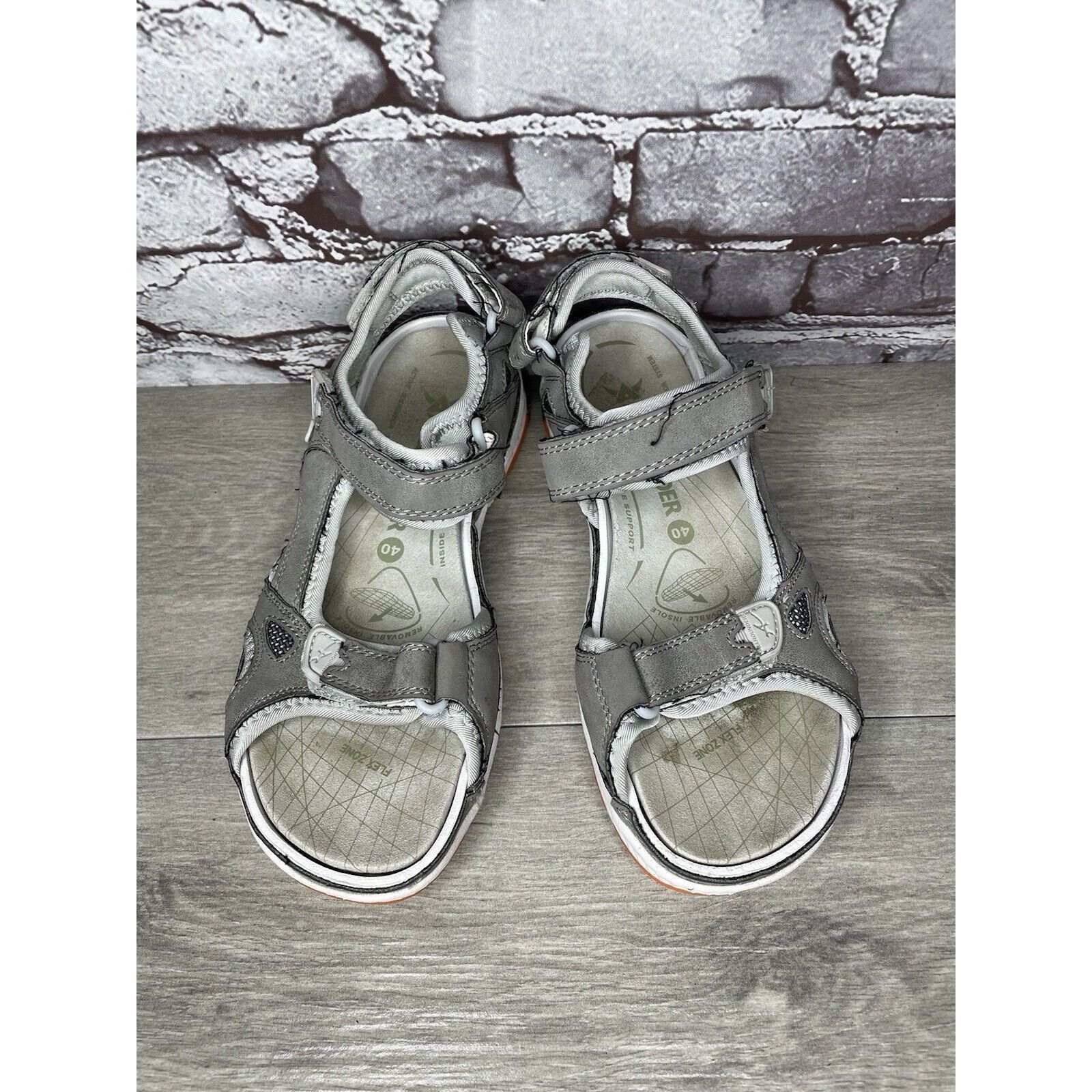 Mephisto Mephisto Allrounder Lagoona Larmessa Grey Nubuck Textile Str Size US 10 / IT 40 - 15 Thumbnail