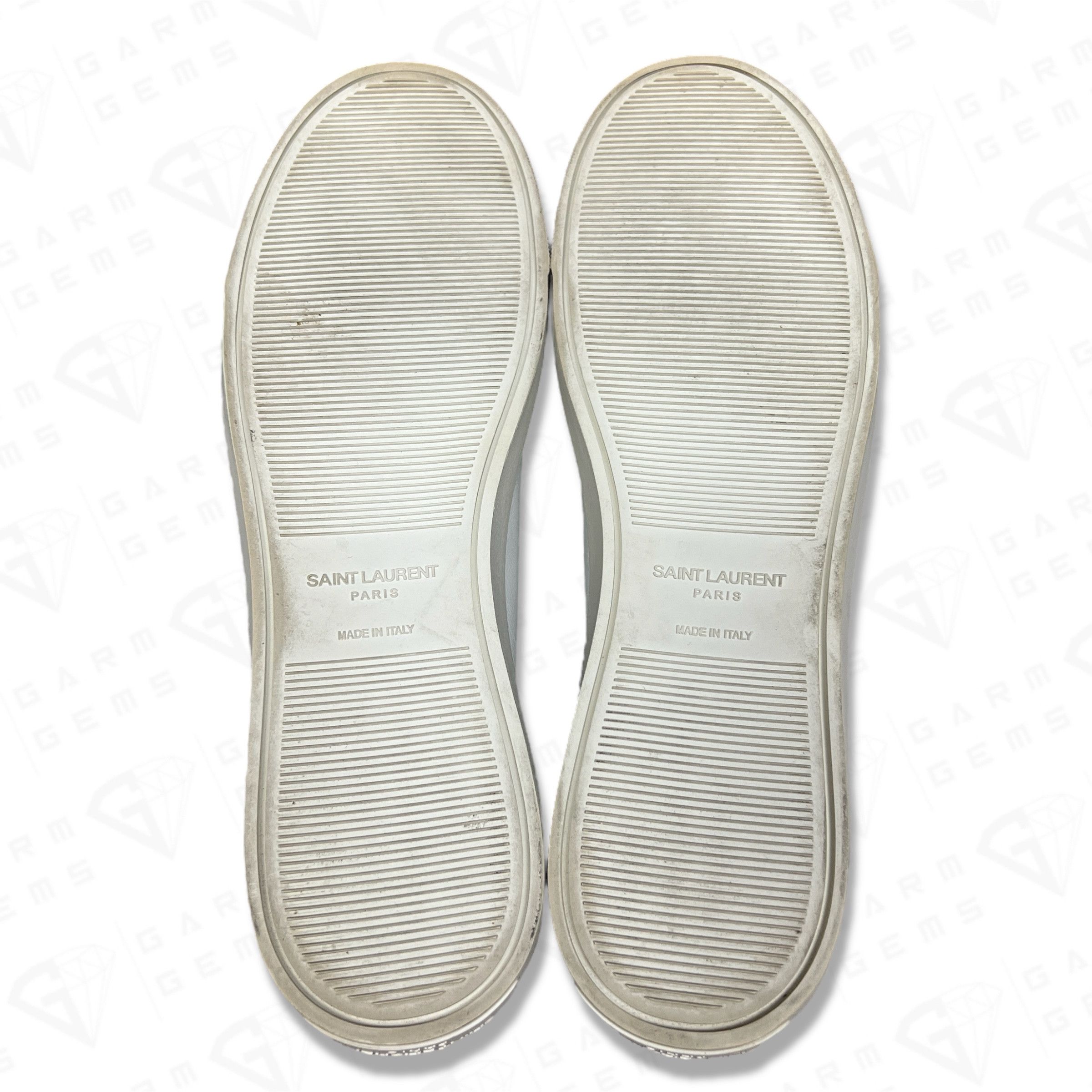 Saint Laurent Paris Saint Laurent Andy Leather Low Top Trainers Size US 9.5 / EU 42-43 - 8 Thumbnail