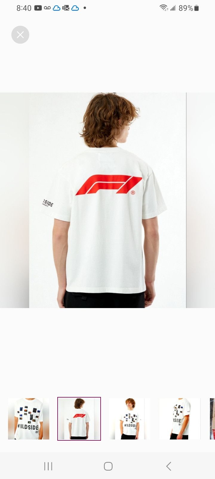Yohji Yamamoto Formula 1 x Wildside Yohji Yamamoto x PacSun Archive T-Shirt Size US L / EU 52-54 / 3 - 2 Thumbnail