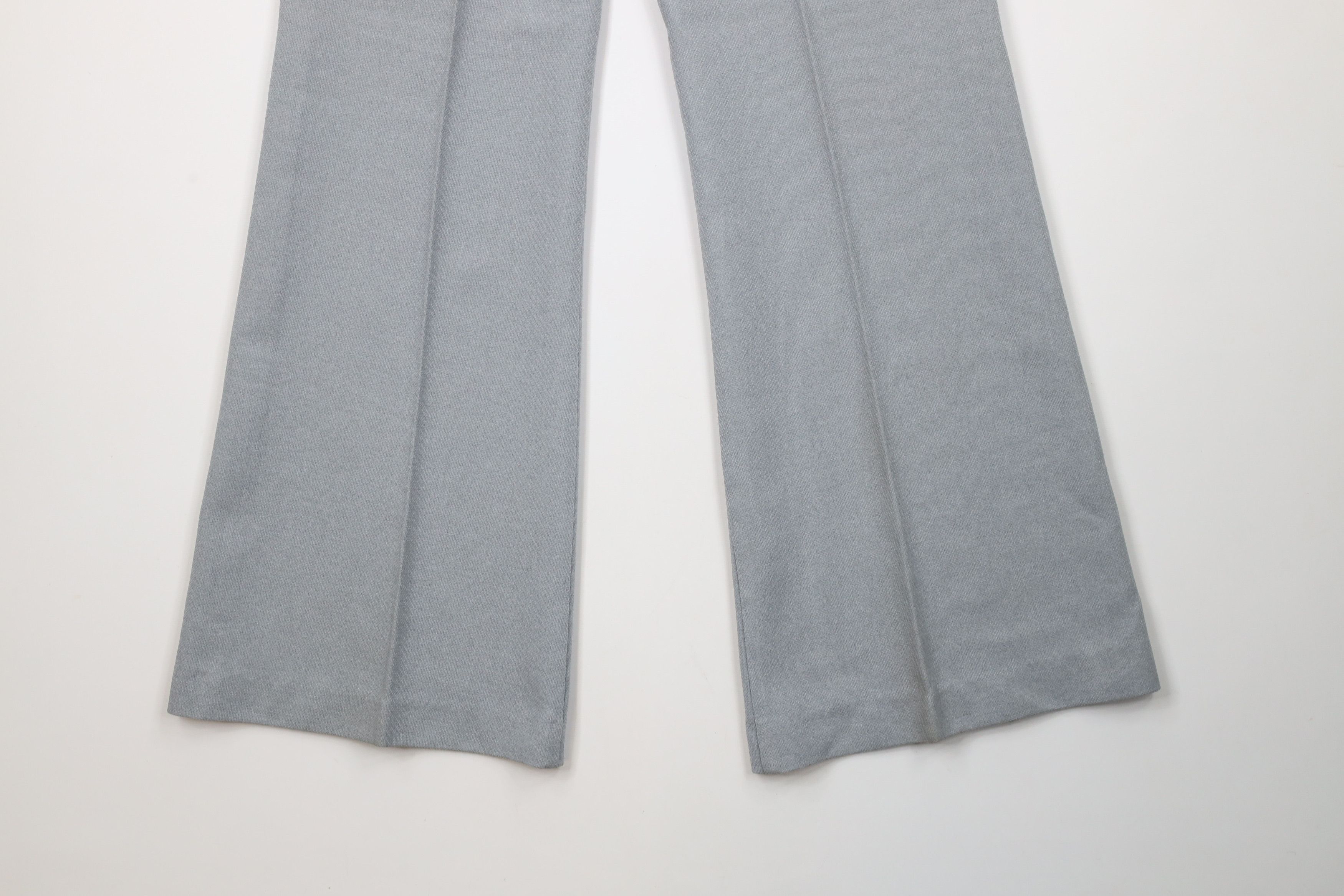 Vintage Vintage 60s 70s Streetwear Bell Bottoms Pants Gray USA AS IS Size 29" - 12 Thumbnail