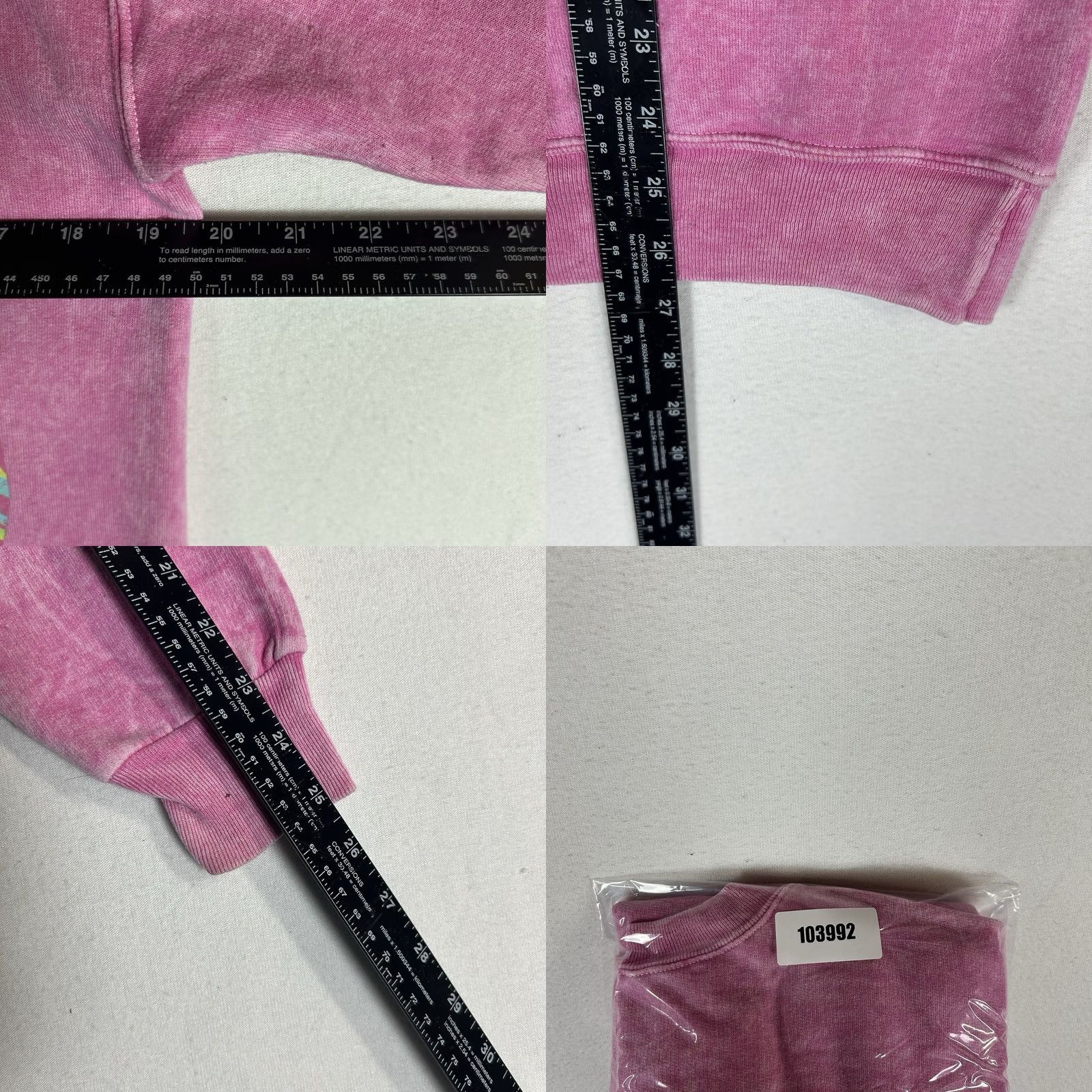 Pinko Nirvana Graphic Smiley Sweatshirt Women's Small Pink Crew Pullover Long Sleeve Size S / US 4 / IT 40 - 8 Thumbnail