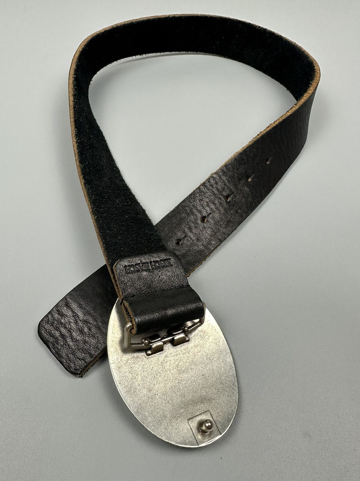 Designer × Genuine Leather × Vintage Vintage Genuine Leather Misch Masch Belt Size 32 - 8 Thumbnail