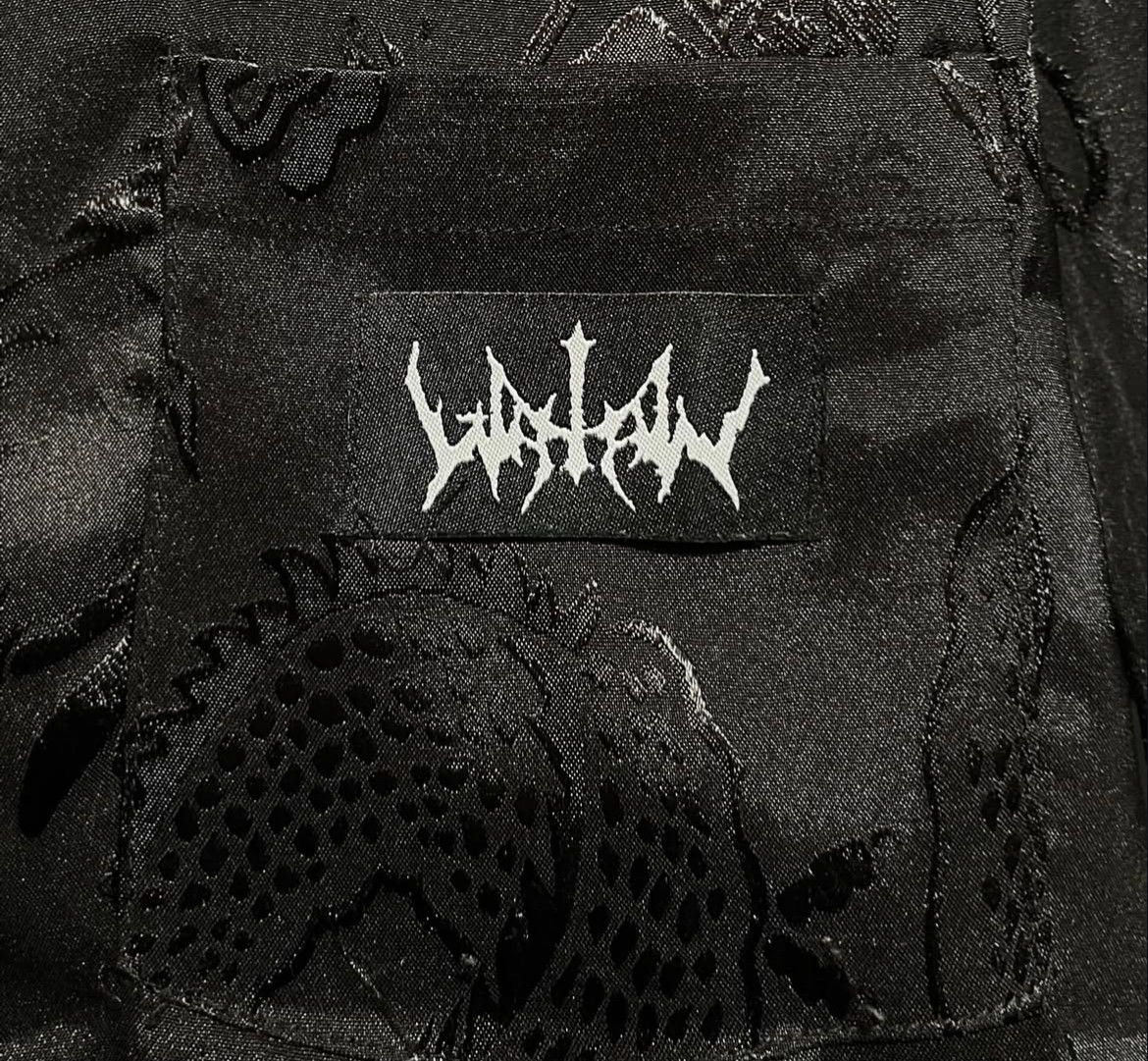 Japanese Brand 2000s Iverted Pentagram Watain Dragon Pattern Shirt Size US L / EU 52-54 / 3 - 3 Thumbnail