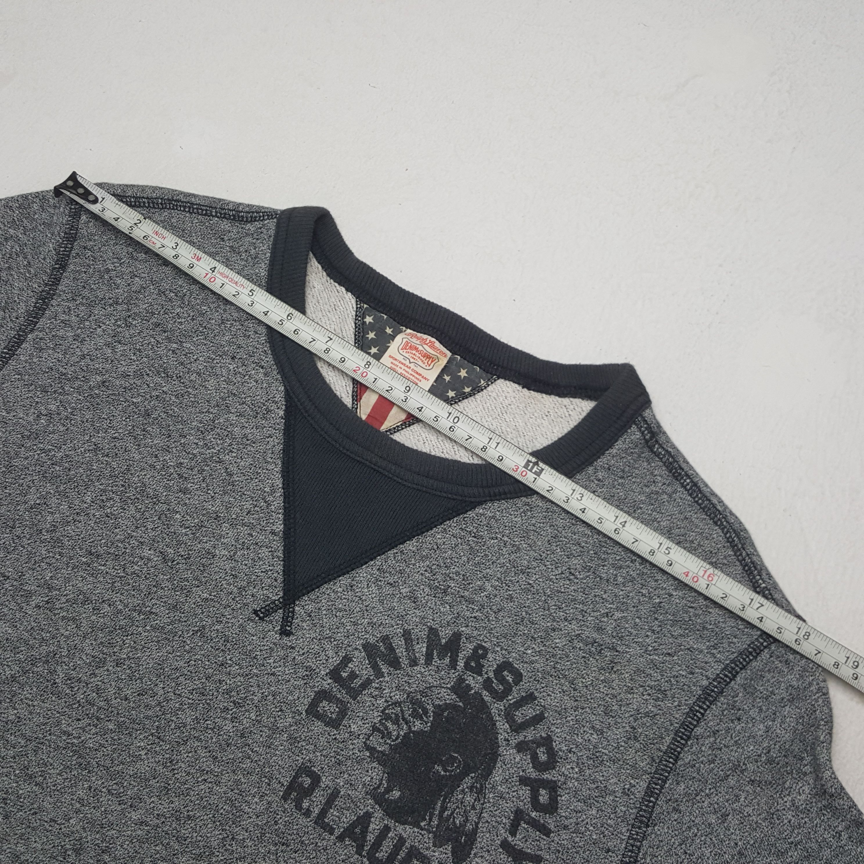 Ralph Lauren × Vintage Vintage Denim & Supply Ralph Lauren Sweatshirt C283N11 Size US M / EU 48-50 / 2 - 5 Thumbnail