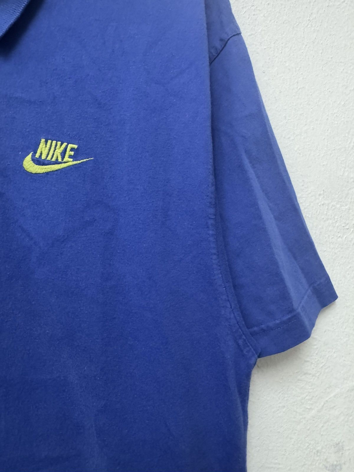 Nike Vintage Nike Tiger Challage Court Polo 2 Tone Shirt Size US L / EU 52-54 / 3 - 2 Thumbnail