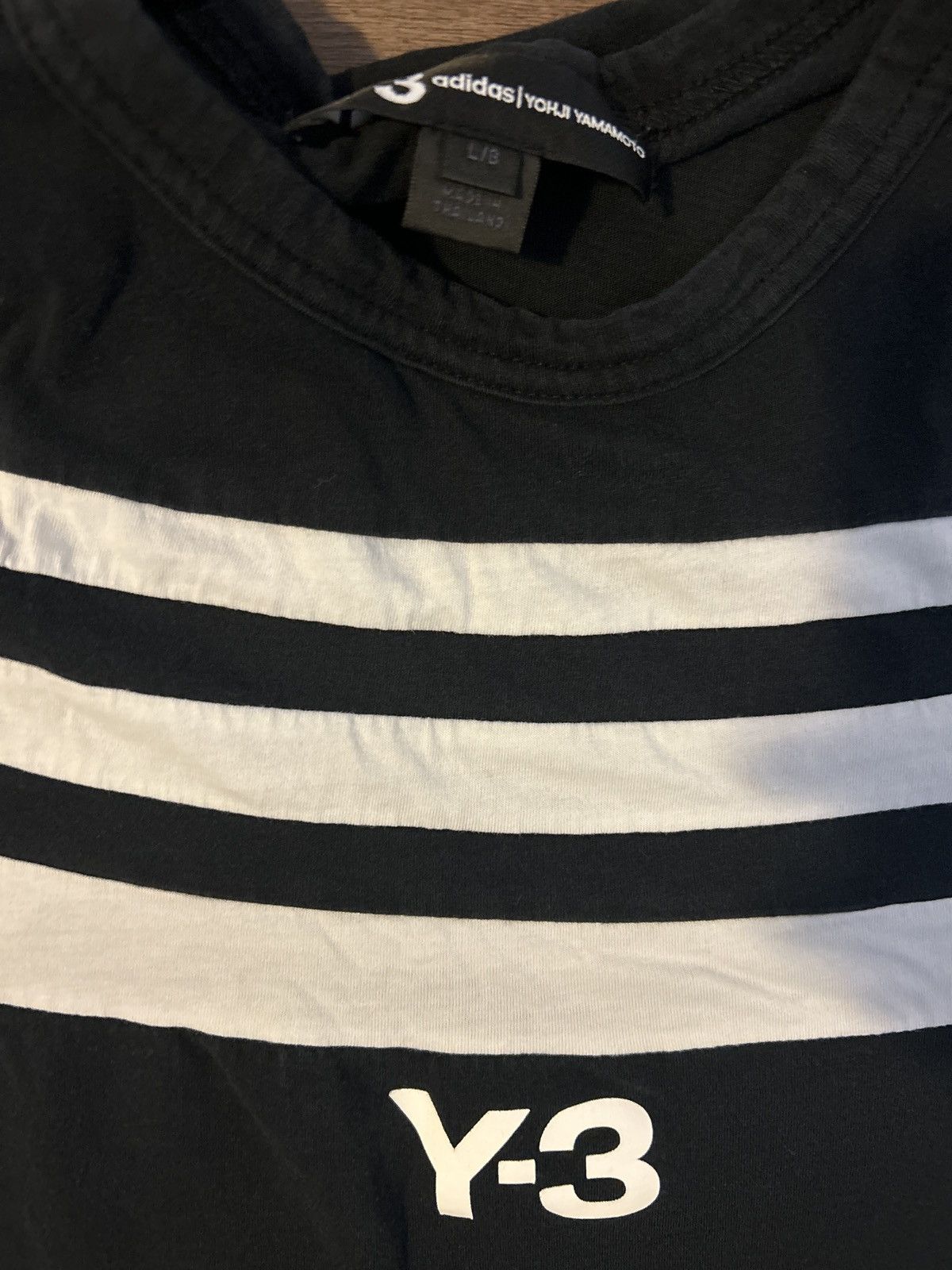 Y-3 Y-3 stripped T Size US L / EU 52-54 / 3 - 2 Thumbnail