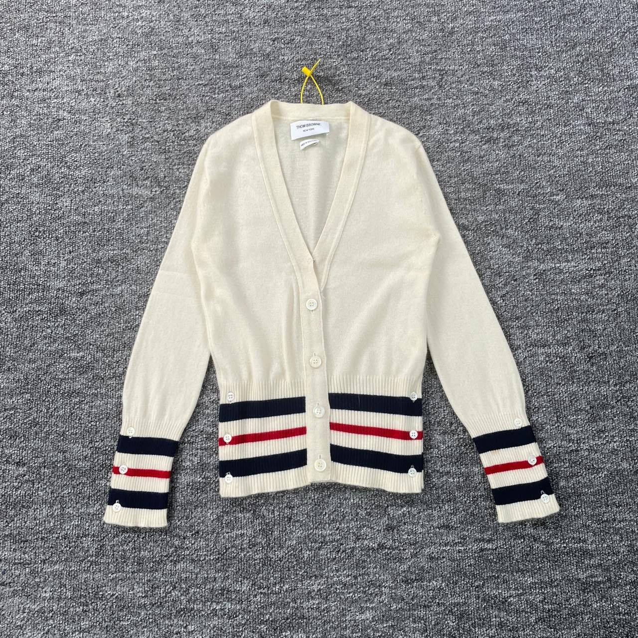 Thom Browne Thom Browne Knit Striped Brown Sweater it_38 Women Size XS / US 0-2 / IT 36-38 - 1 Thumbnail