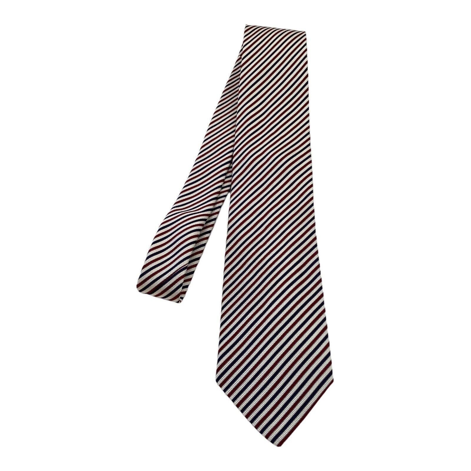 Boggi BOGGI MILANO Multicolor Striped Luxury Silk Blend Tie Italy Size ONE SIZE - 3 Thumbnail