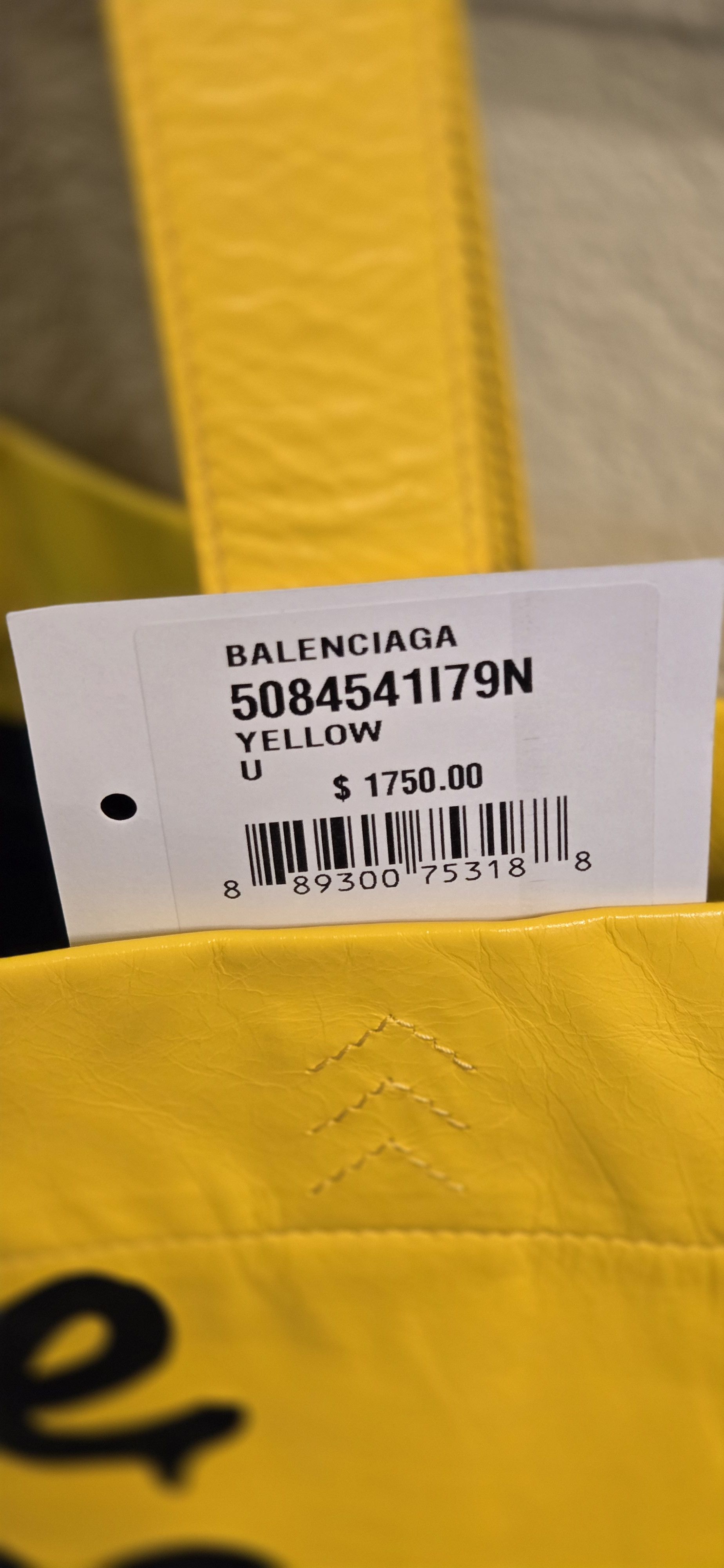 Balenciaga Balenciaga The Simpsons Yellow tote bag bondage Size ONE SIZE - 8 Thumbnail