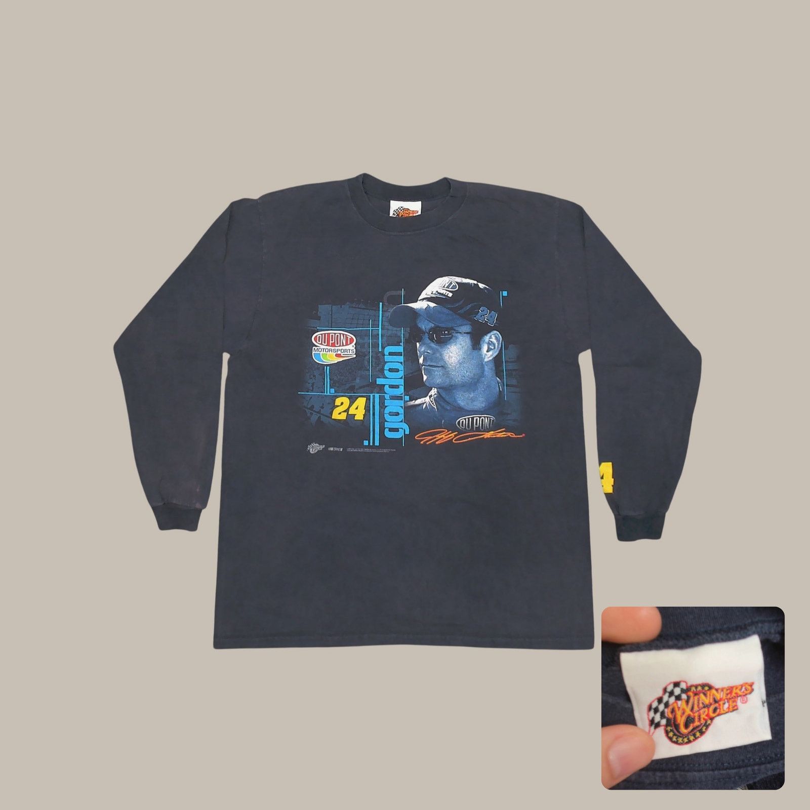 Winners Circle Winners Circle Jeff Gordon 24 Faded Boxy L/S XL Size US XL / EU 56 / 4 - 1 Thumbnail