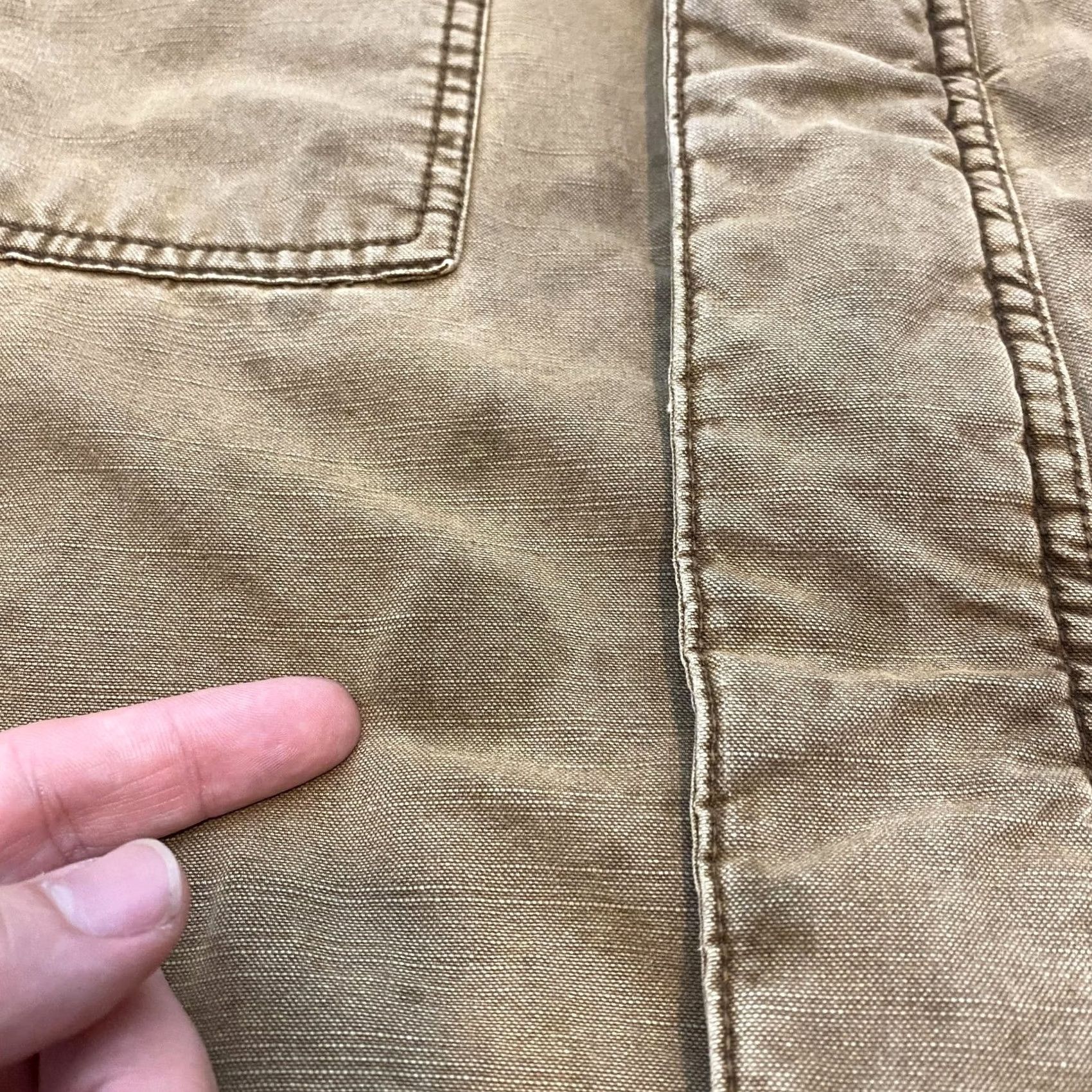 Levi's Levi's Jacket Men 2XL Brown Canvas Quilted Lined Military Utility Coat Size US XXL / EU 58 / 5 - 4 Thumbnail