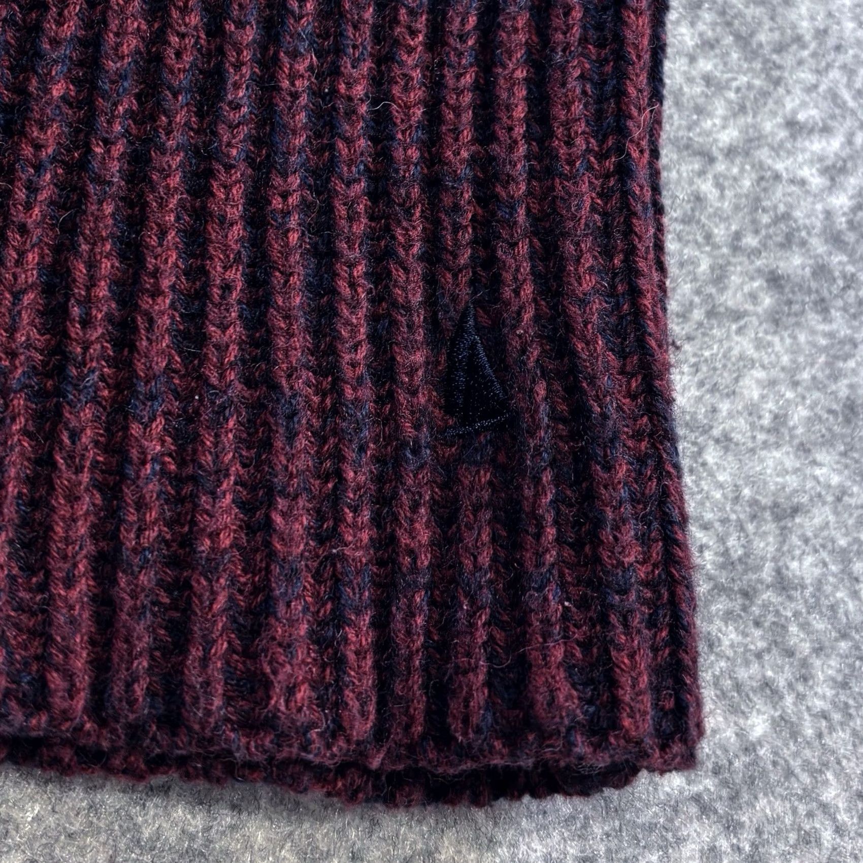 Musto Musto roll neck jumper UK10 burgundy ribbed women’s elbow patches pullover Size L / US 10 / IT 46 - 4 Thumbnail