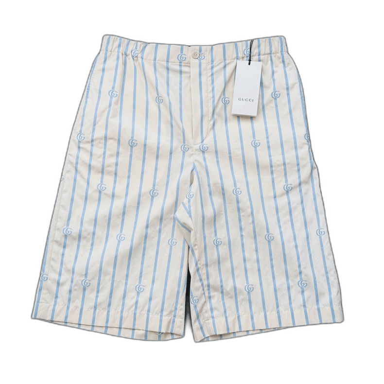 Gucci Gucci 23SS Printed Cotton Straight Shorts - dmc Size 28" / US 6 / IT 42 - 1 Thumbnail