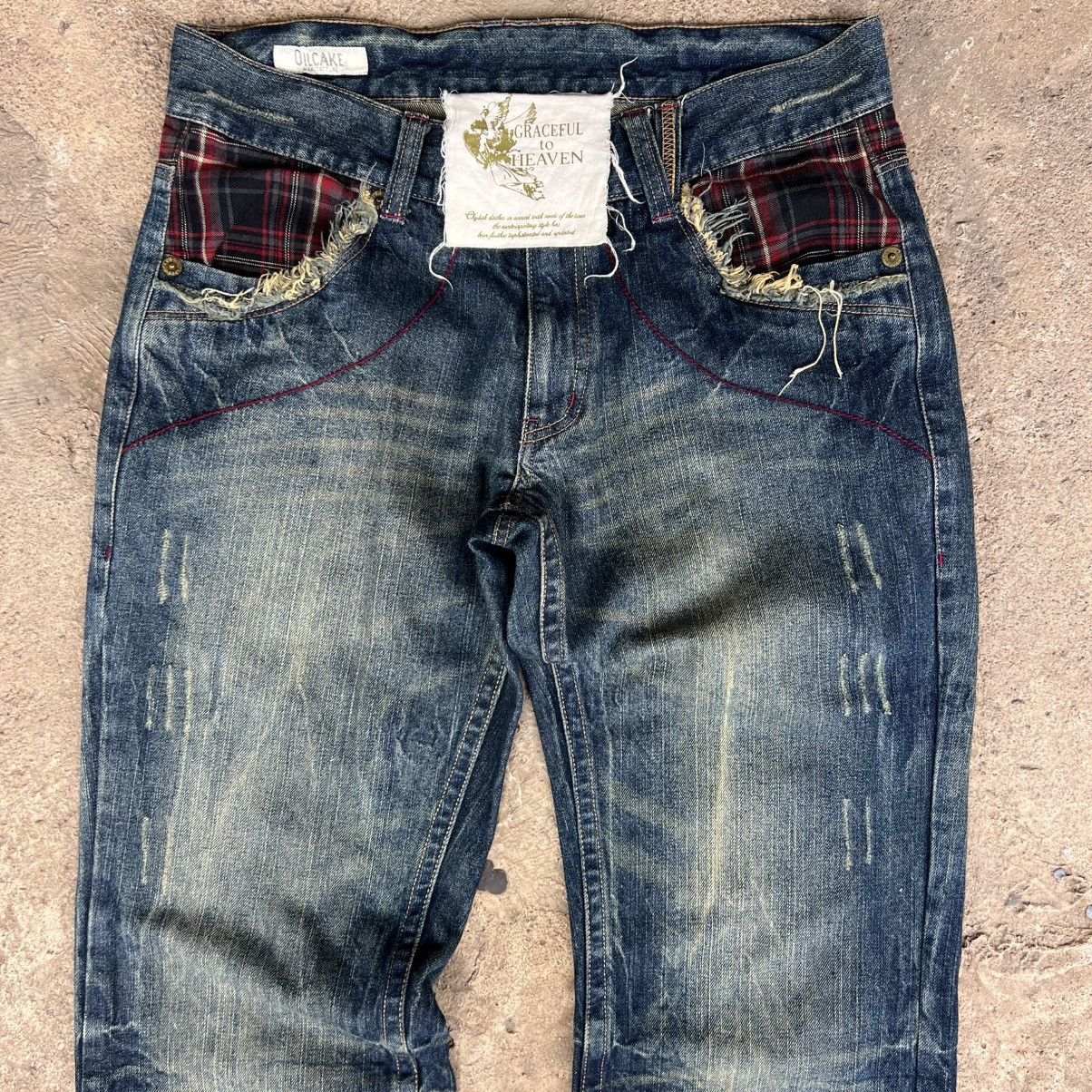 Japanese Brand OilCake Manu Facture Denim Jeans Size US 34 / EU 50 - 2 Thumbnail