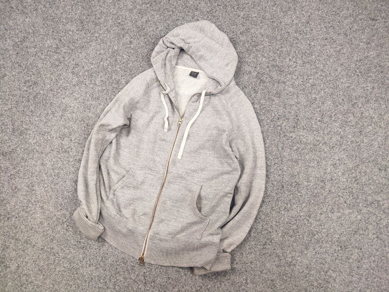 Urban Research Doors Vintage Japan Zip blank Gray Hoodie