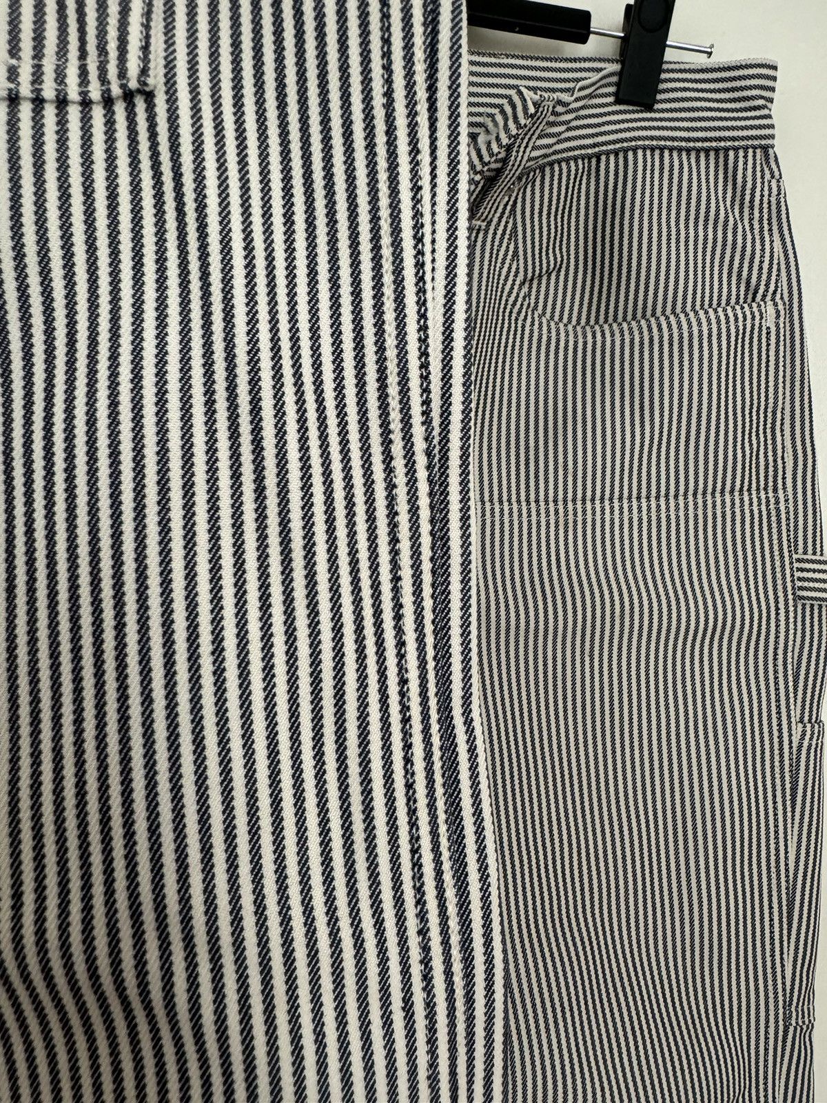 Helmut Lang Helmut Lang Striped Double Knee Carpenter Pants Size US 33 - 5 Thumbnail