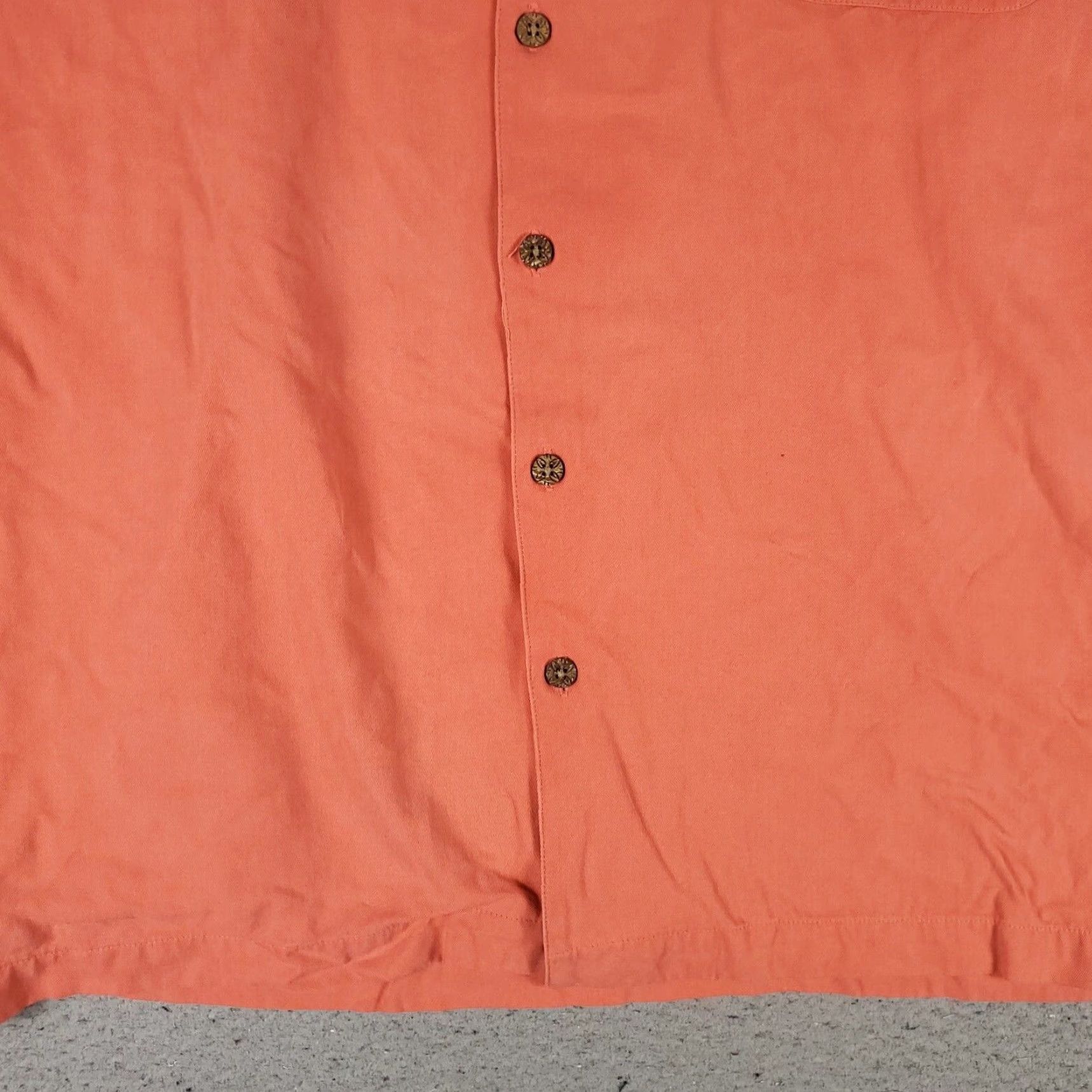 Tommy Bahama Tommy Bahama Shirt Mens 2XL Coral Hawaiian Button-Up Short Sleeve Silk Size US XXL / EU 58 / 5 - 3 Thumbnail