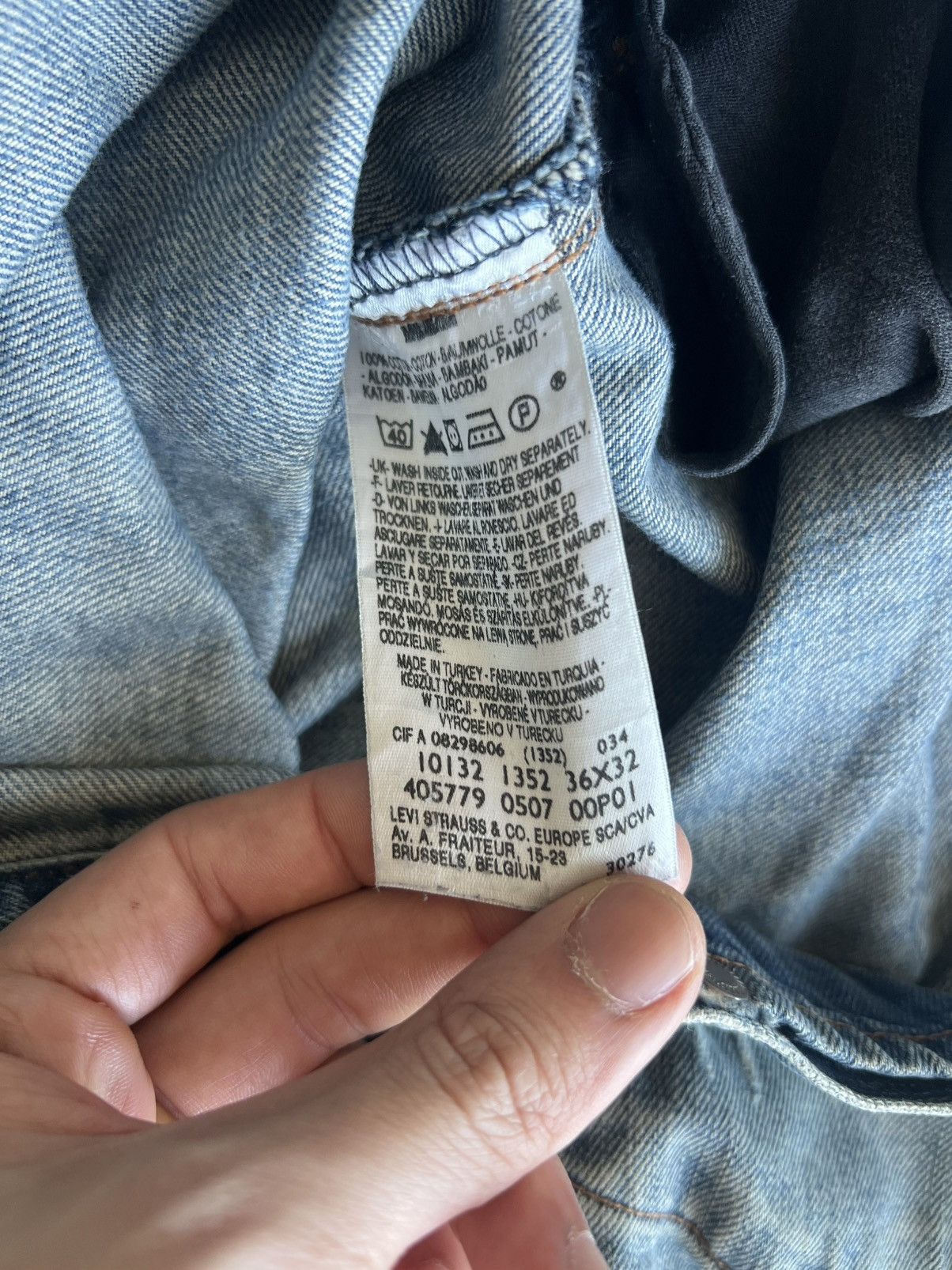 Levi's Levis Engineered Jeans Buckle Back Tag W36 Actual 37x29 Size US 36 / EU 52 - 8 Thumbnail