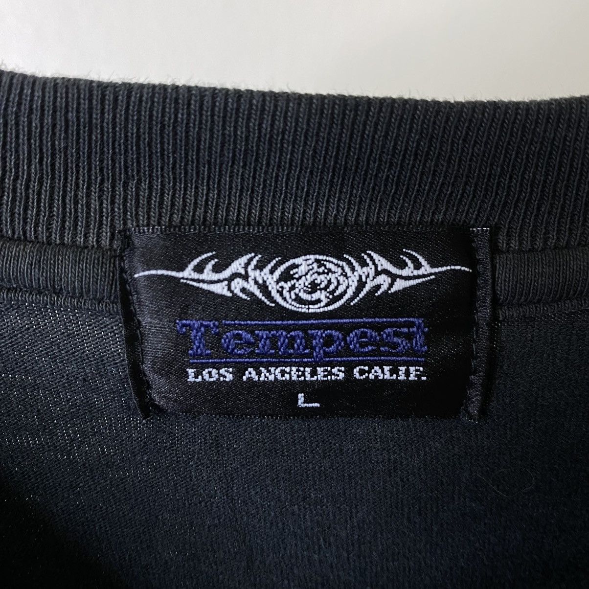 Vintage Y2K Tempest Los Angeles Skateboard Dragon Graphic Skater Tee Size US M / EU 48-50 / 2 - 3 Thumbnail