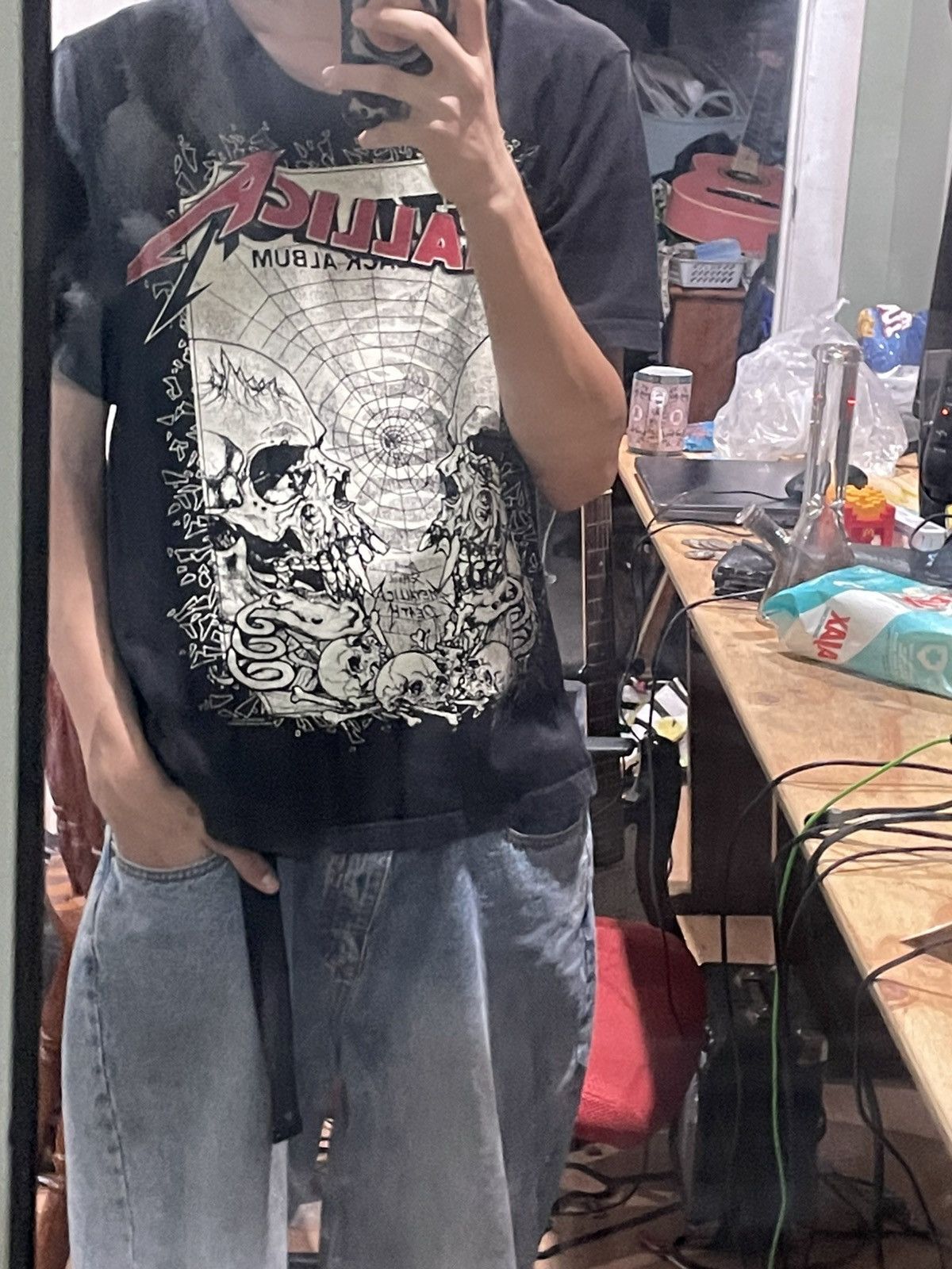 Band Tees × Metallica × Vintage RARE Metallica Vintage 90s Tee Size US M / EU 48-50 / 2 - 4 Thumbnail