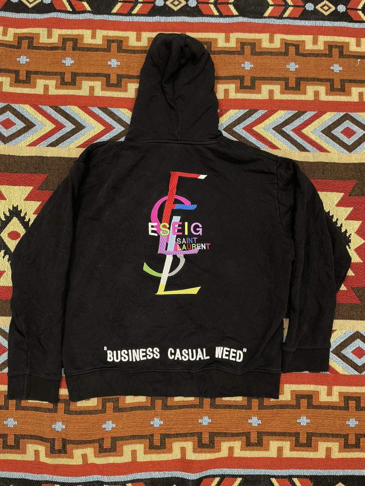 Designer × Vintage LordHac Saint Laurent Hoodie Size US XL / EU 56 / 4 - 5 Thumbnail
