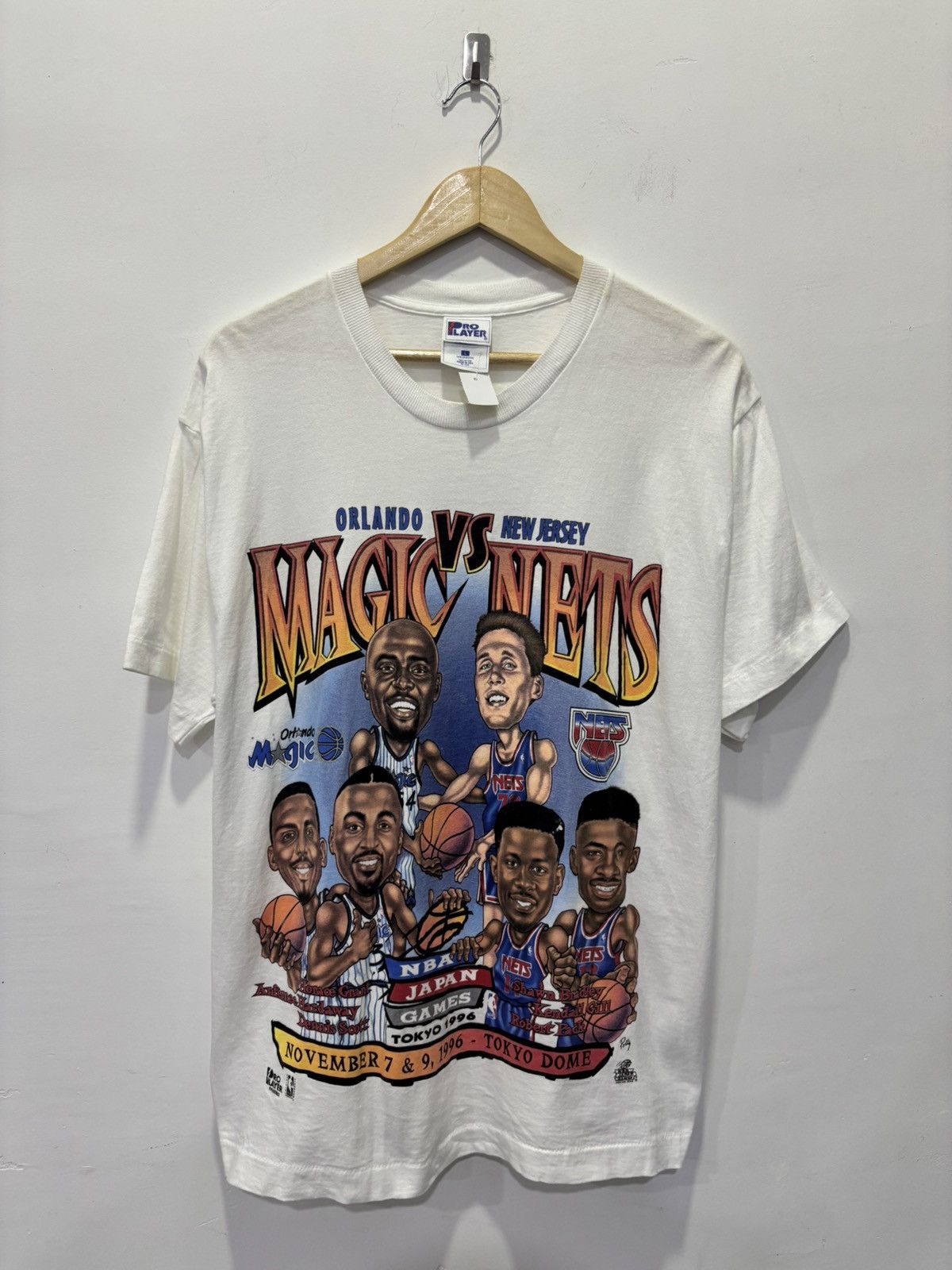 NBA Vintage Orlando Magic vs New Jersey Nets Tshirt Size US L / EU 52-54 / 3 - 1 Thumbnail