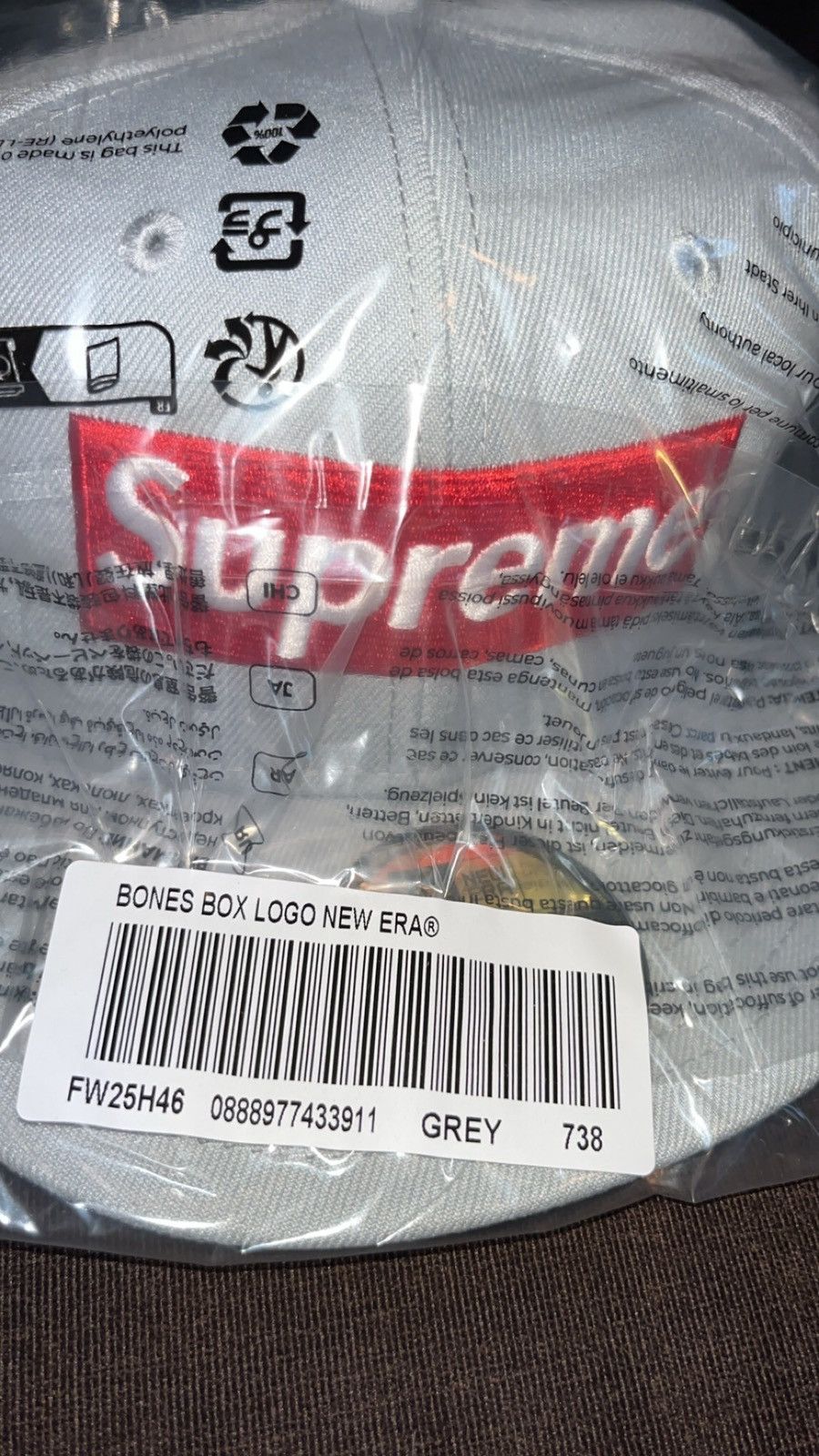New Era × Supreme Supreme bones box logo new era Size ONE SIZE - 2 Thumbnail