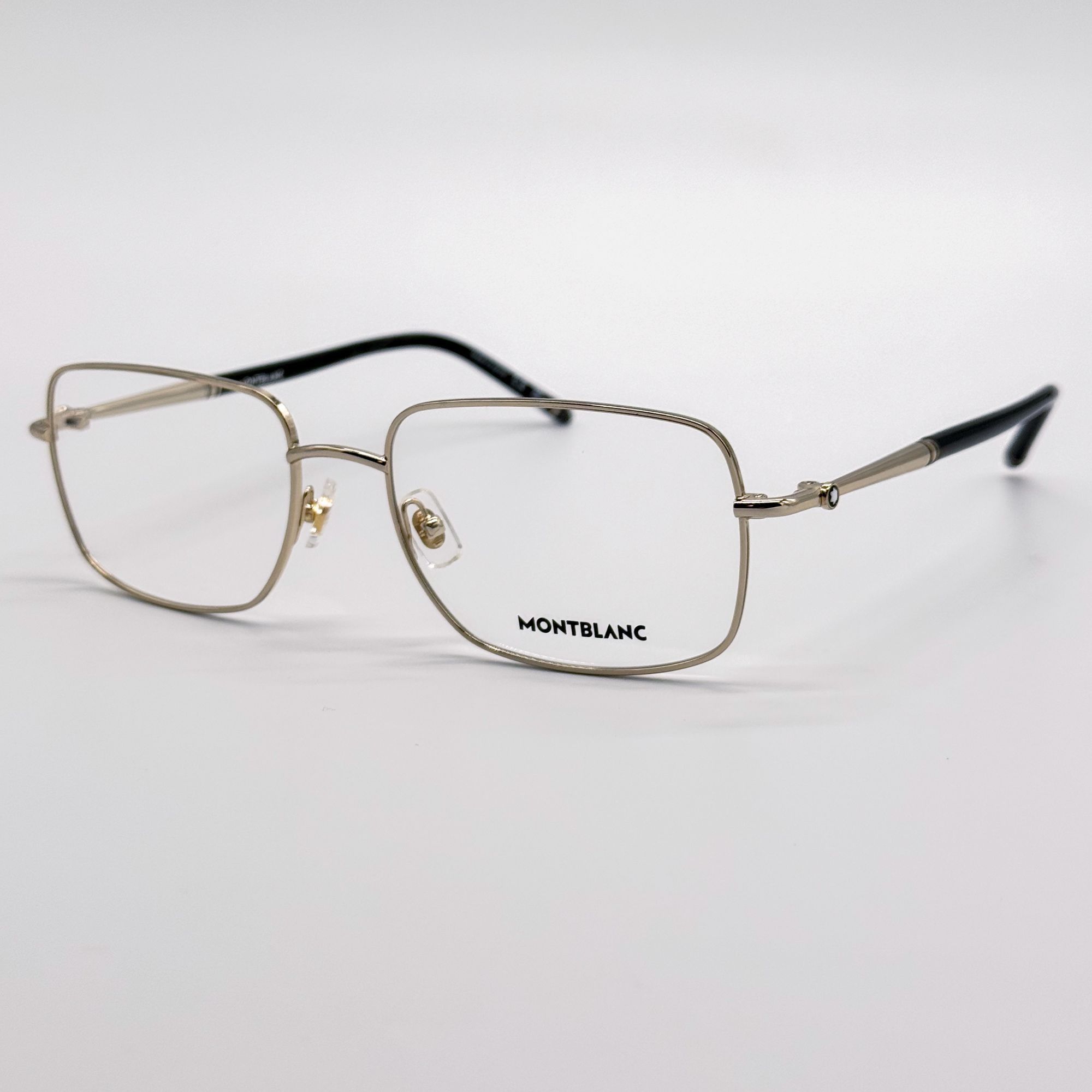 Montblanc NEW MONTBLANC EYEGLASSES MB0072O 003 GOLD MEN EYEWEAR Size ONE SIZE - 2 Thumbnail