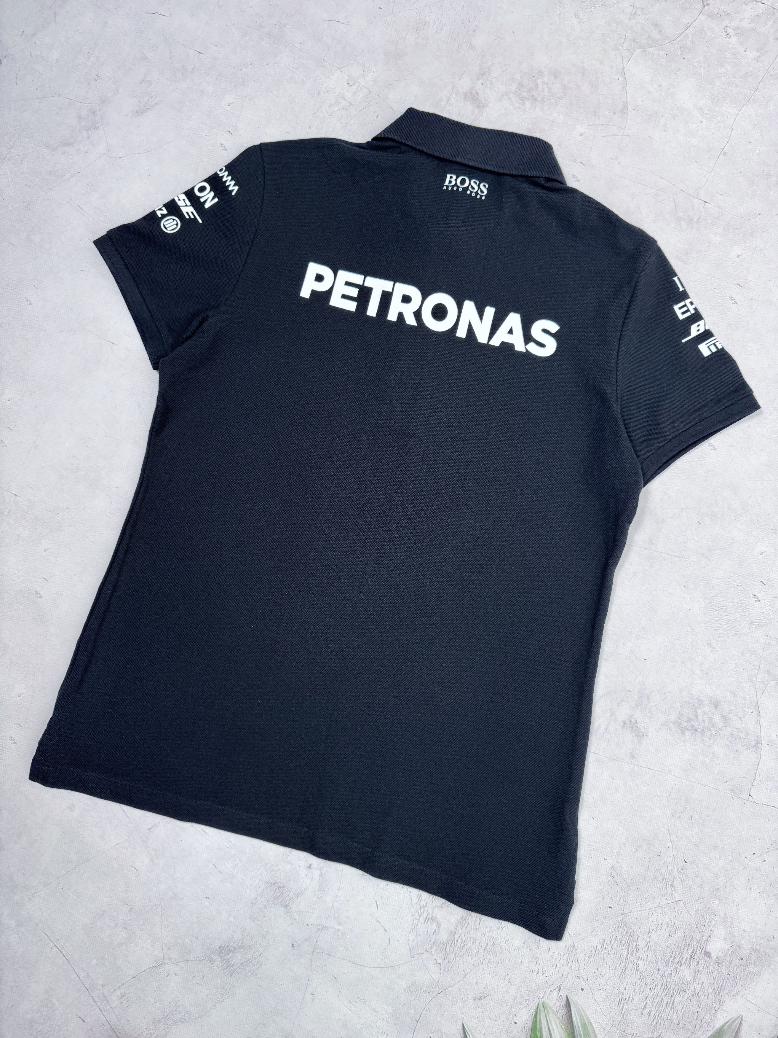 Hugo Boss × Mercedes-Benz Mercedes AMG Petronas F1 Team Polo T-Shirt Ladies UBS Boss Size L / US 10 / IT 46 - 12 Thumbnail