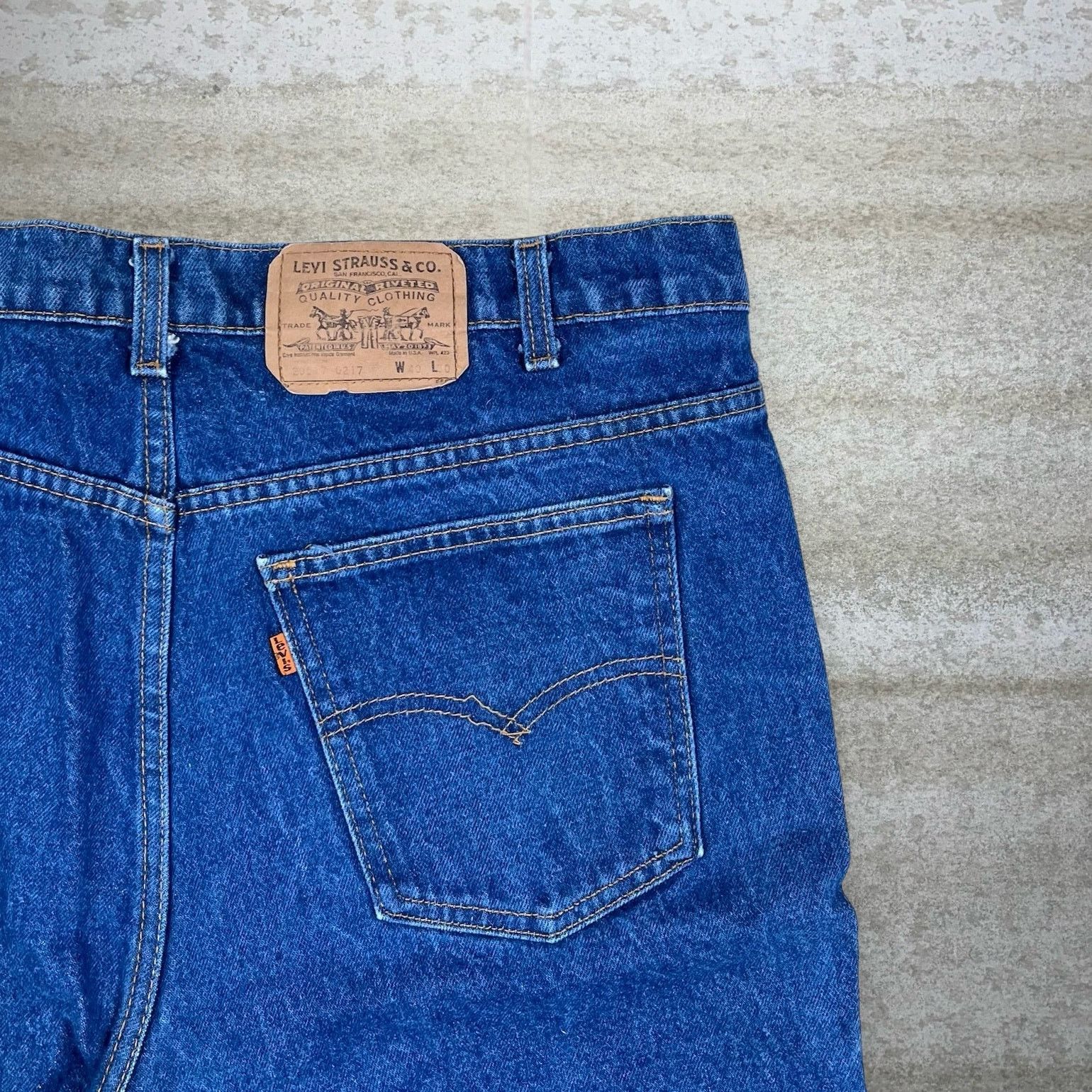 Levi's True Vintage 70s Levis Jeans 40x30 Bootcut Medium Wash Size US 40 / EU 56 - 3 Thumbnail
