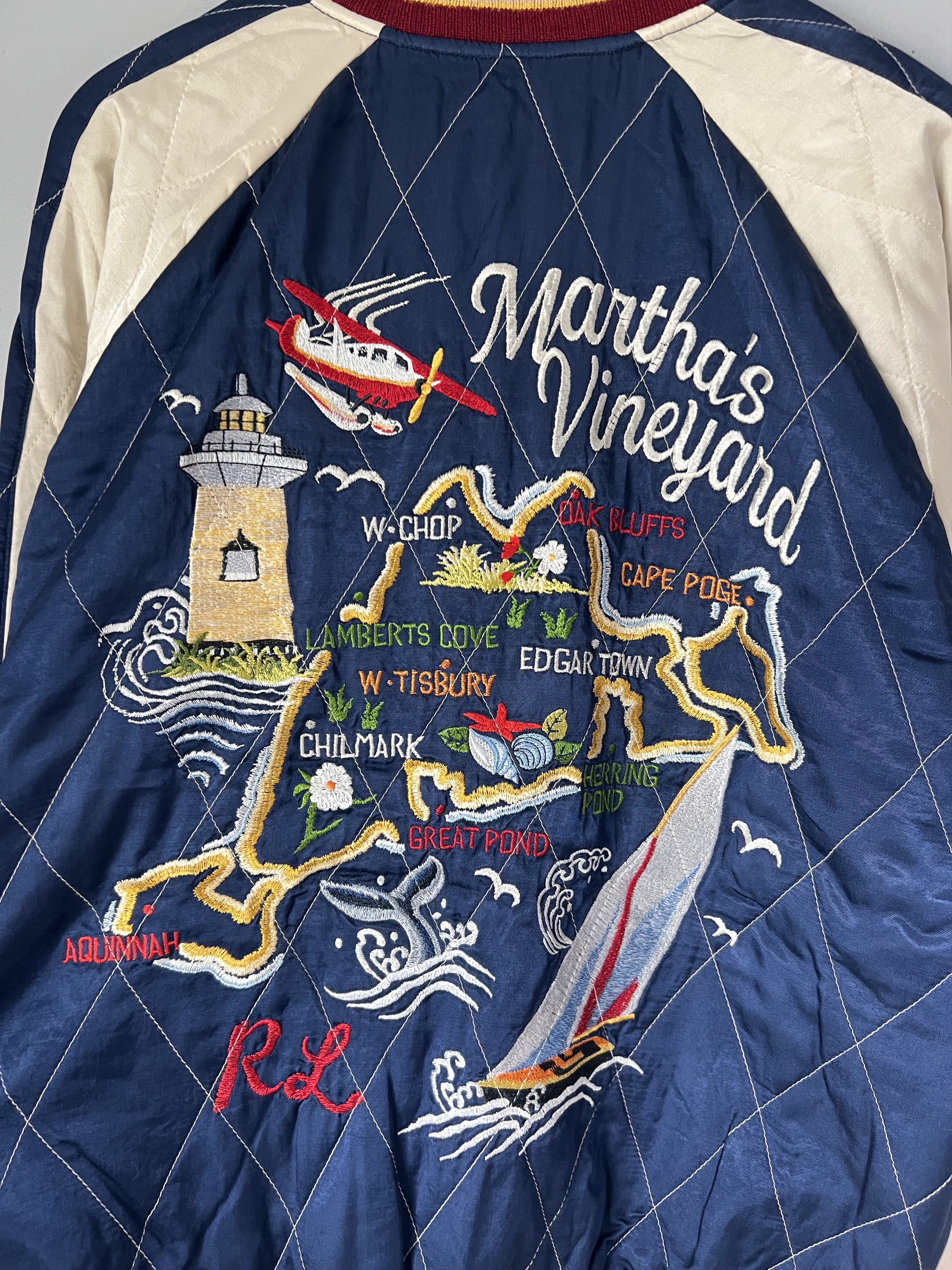 Polo Ralph Lauren Polo Ralph Lauren Oak Bluffs Martha Vineyard Souvenir Jacket Size US XL / EU 56 / 4 - 3 Thumbnail