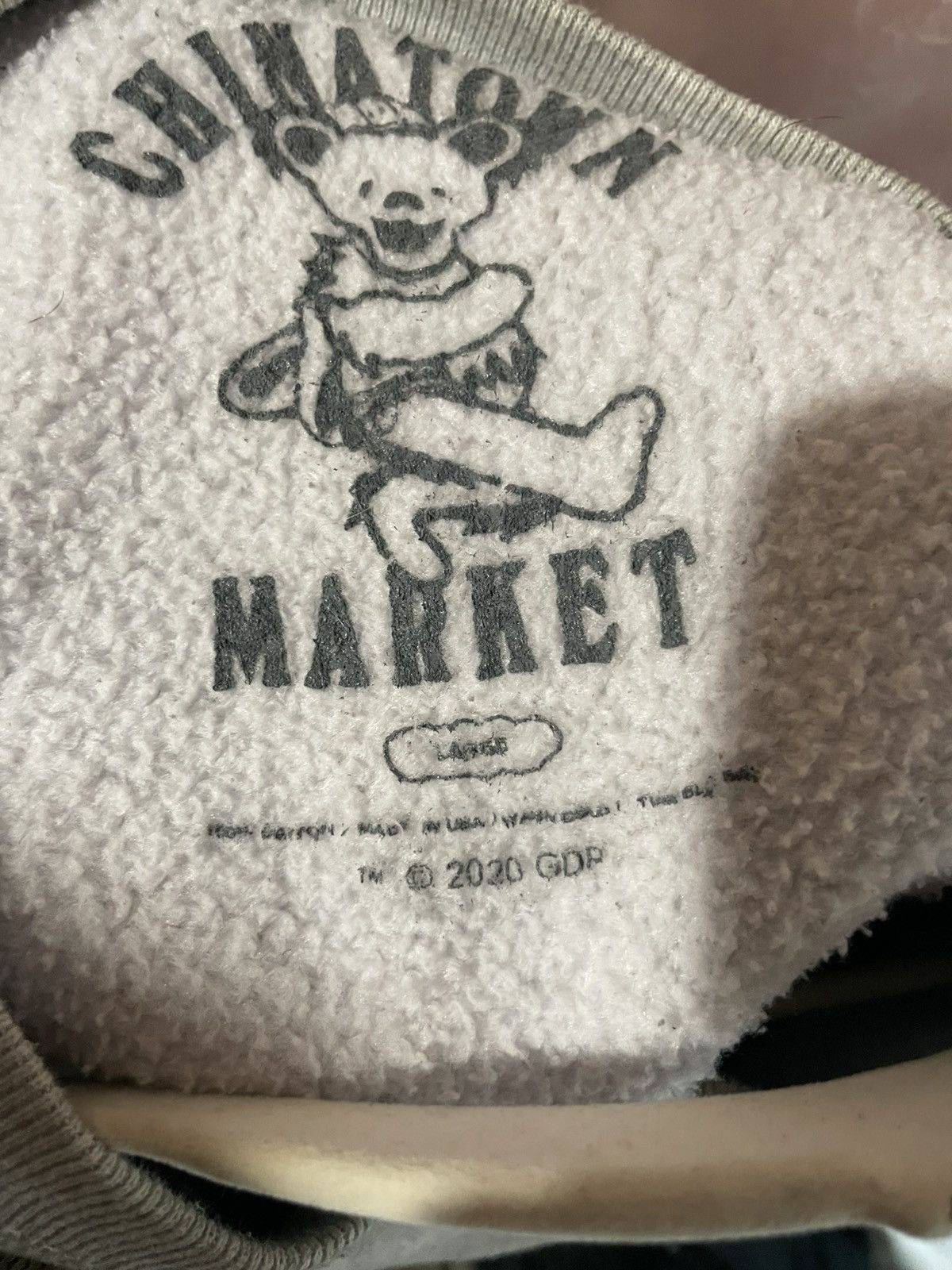 Grateful Dead × Market 2023 Chinatown Market X Grateful Dead P.M.A Crewneck Grey Size US M / EU 48-50 / 2 - 3 Thumbnail