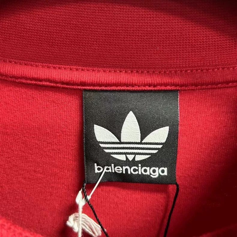 Balenciaga Balenciaga Adidas Red Logo Short Sleeve Shirt-2505 Size US L / EU 52-54 / 3 - 3 Thumbnail