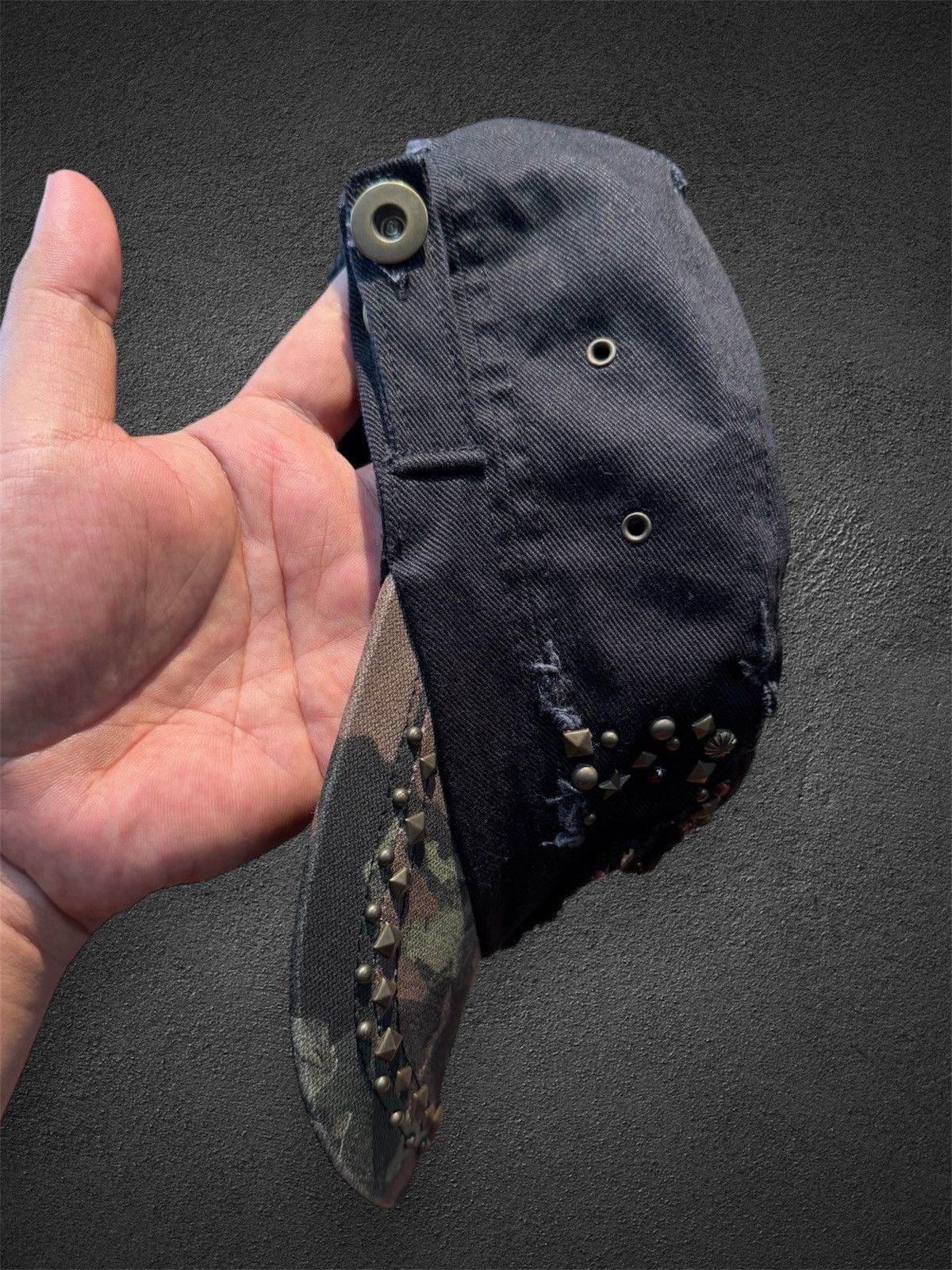 If Six Was Nine Commando Hats Studded Army Egoist Ifsix Lgb Styled Size ONE SIZE - 4 Thumbnail