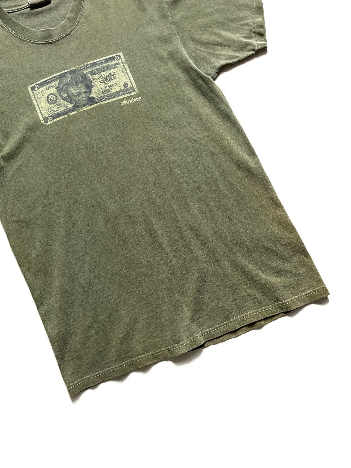 Vintage 90s Vintage Money OG Green Skateboard T-Shirt Size US M / EU 48-50 / 2 - 8 Thumbnail