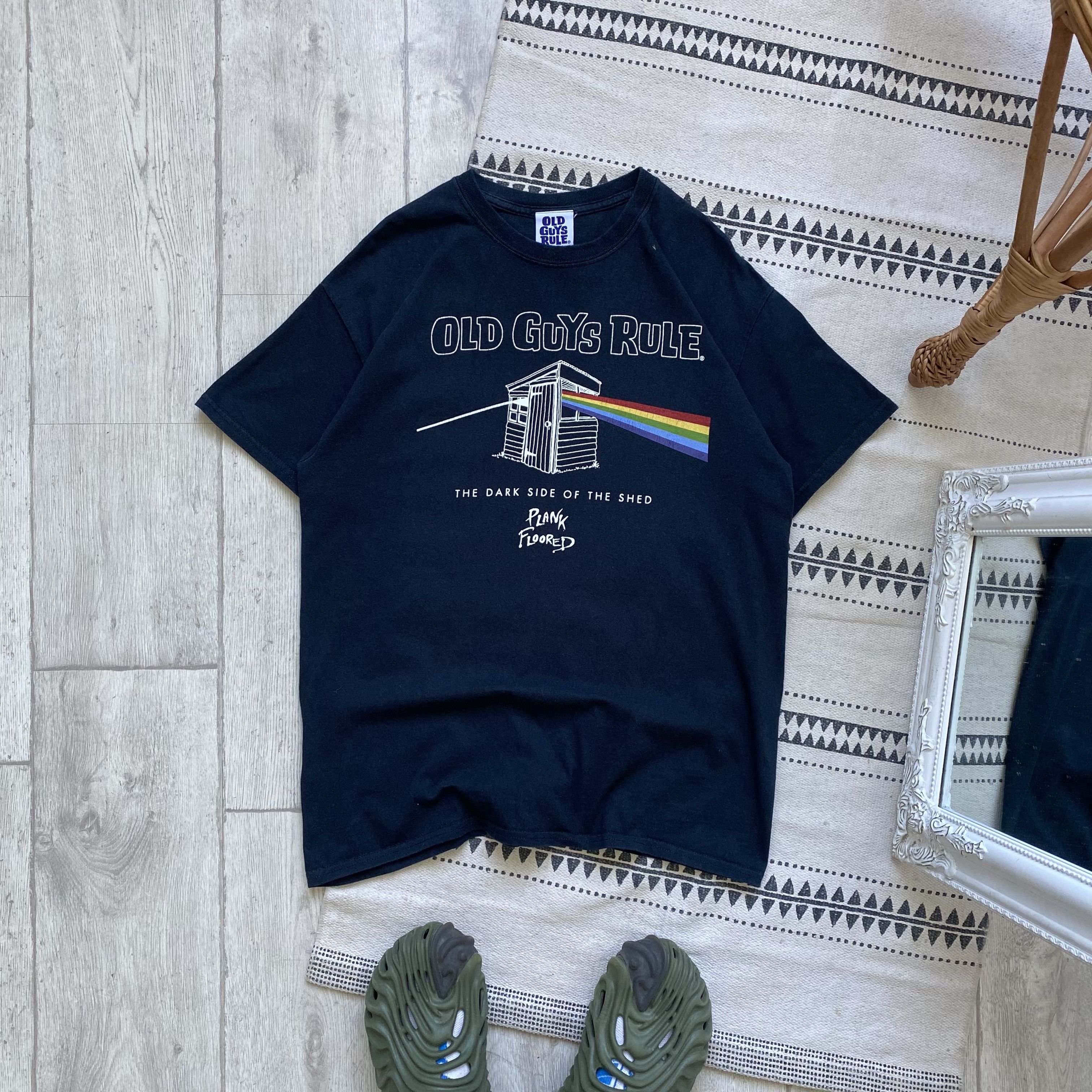 Pink Floyd Vintage Pink Floyd Tee Humor Old Guys Rule rock band Size US M / EU 48-50 / 2 - 1 Thumbnail