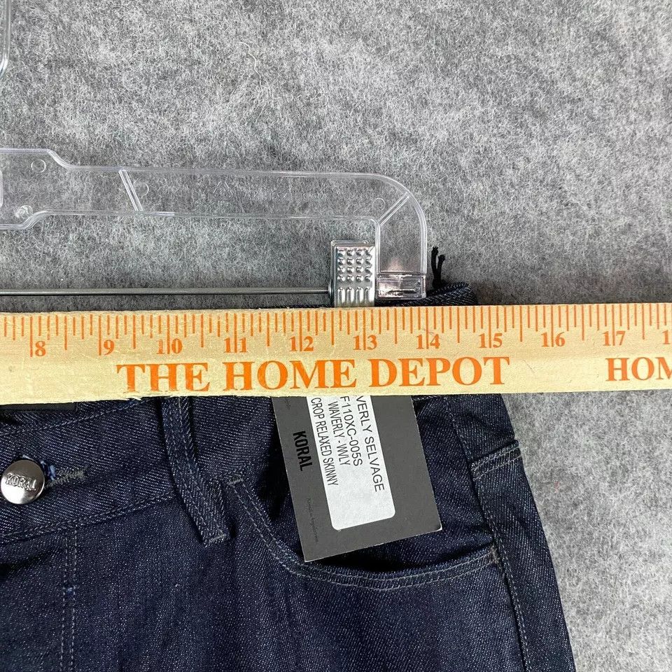 Other Koral Jeans Size 26 Cropped Relaxed Skinny Women's Denim NWT Size 26" / US 2 / IT 38 - 4 Thumbnail