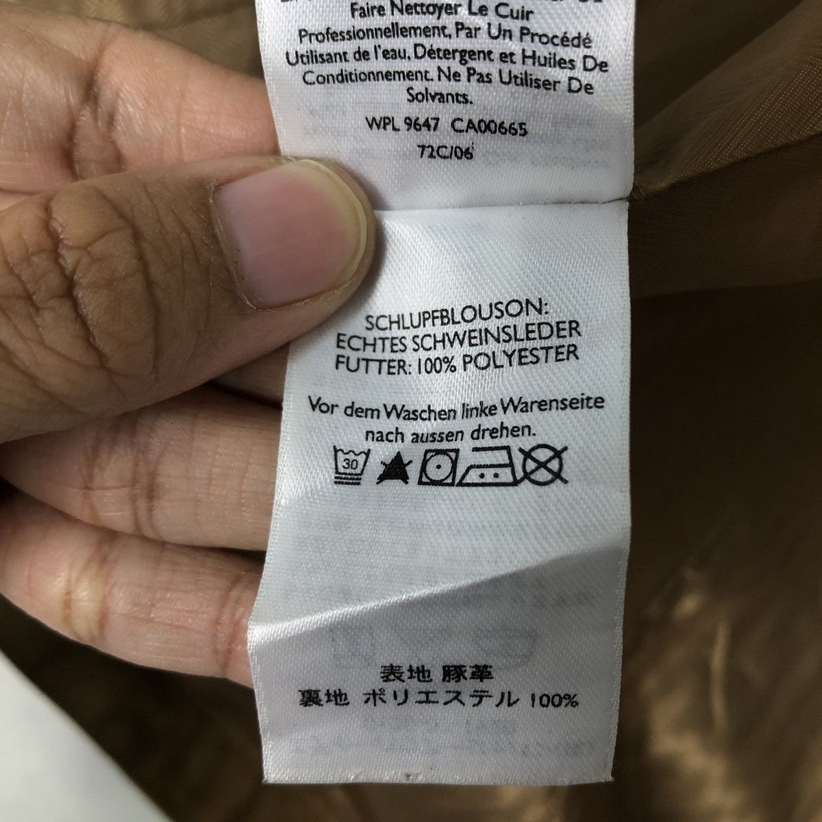 Japanese Brand 🔥Vintage Leather Jacket Eddie Bauer Issey Miyake Size US M / EU 48-50 / 2 - 21 Thumbnail