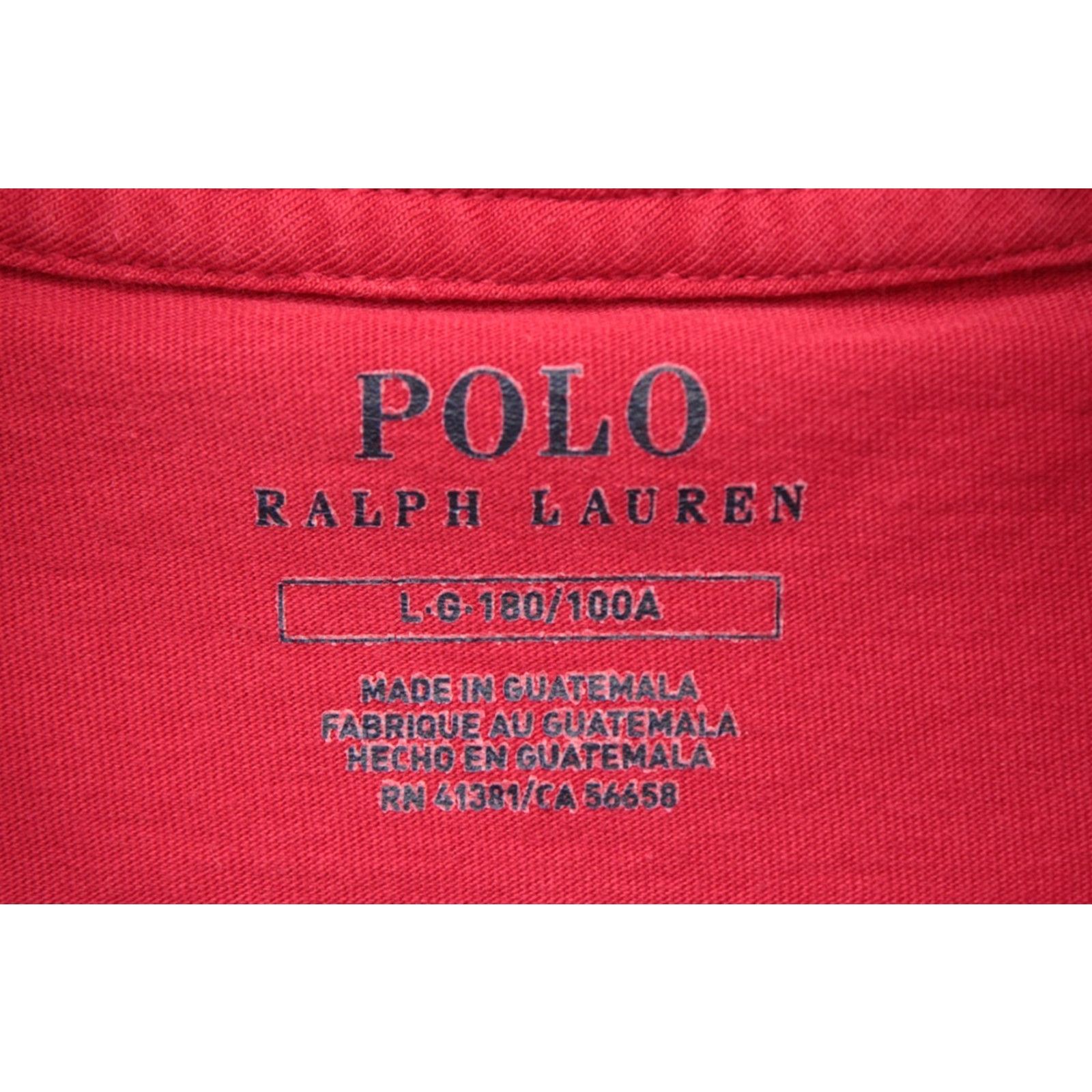 Polo Ralph Lauren Polo Ralph Lauren Hoodie Men Large Red Lightweight Long Sleeve Large Pony Shirt Size US L / EU 52-54 / 3 - 4 Thumbnail