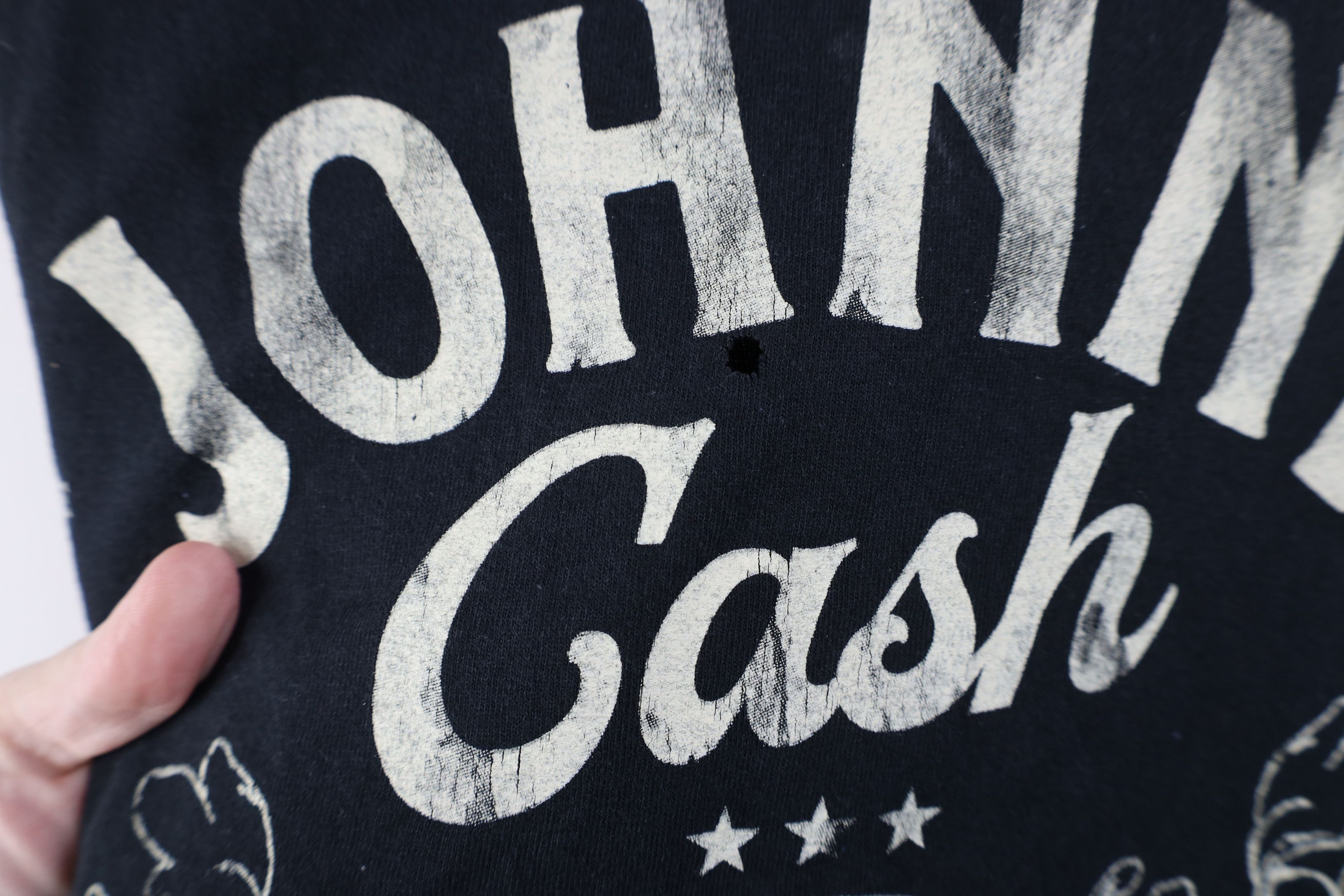 Vintage Retro Y2K The Man In Black Johnny Cash Band T-Shirt Black Size US XXL / EU 58 / 5 - 5 Thumbnail