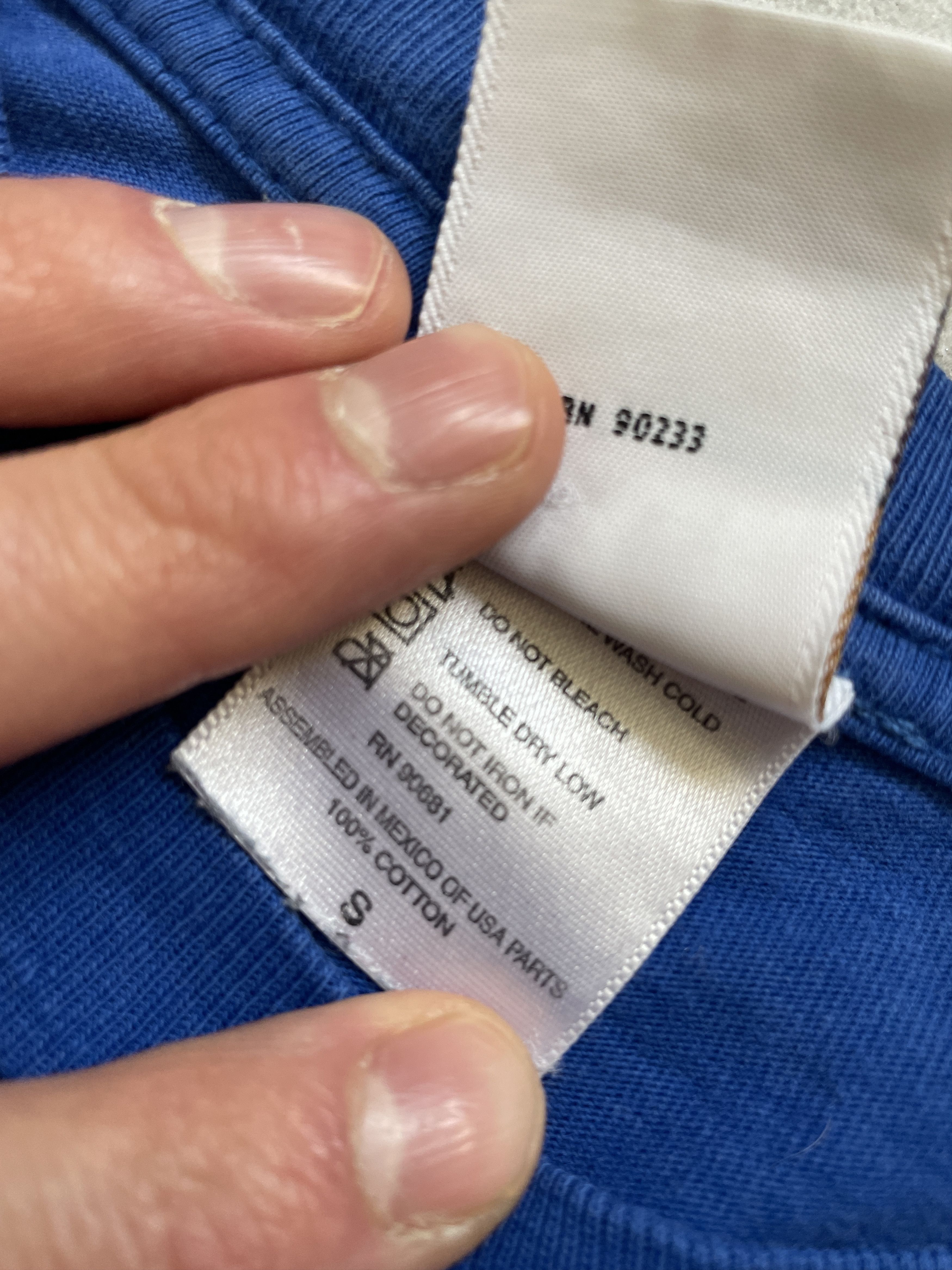 Vintage Y2K IM SLOW LERNER MONKEY BLUE BABY FIT TO THE EDGE TEE Size US S / EU 44-46 / 1 - 6 Thumbnail