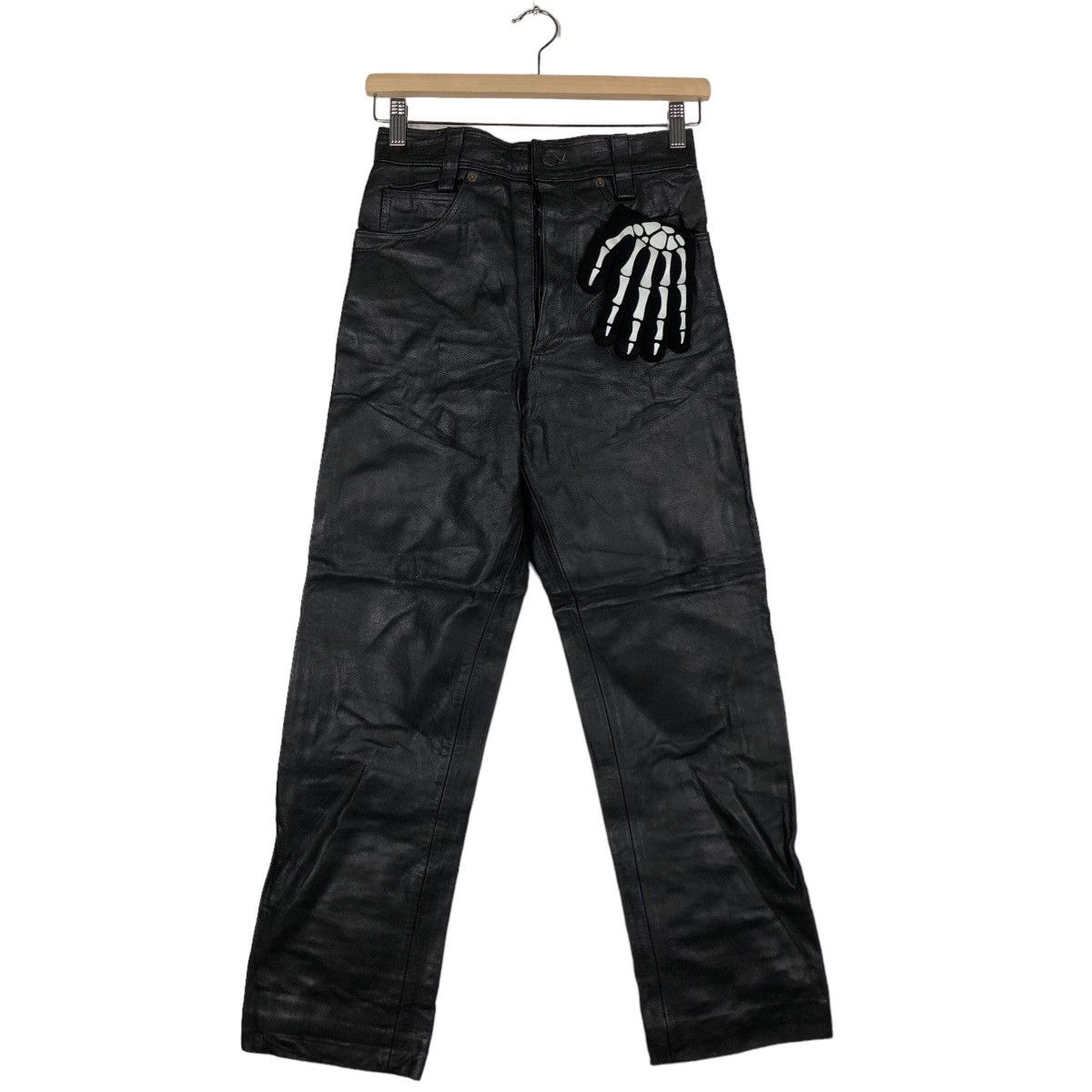Genuine Leather 🔥Zafco by Hysteric Glamour Genuine Leather Pants Racing Size US 28 / EU 44 - 2 Thumbnail