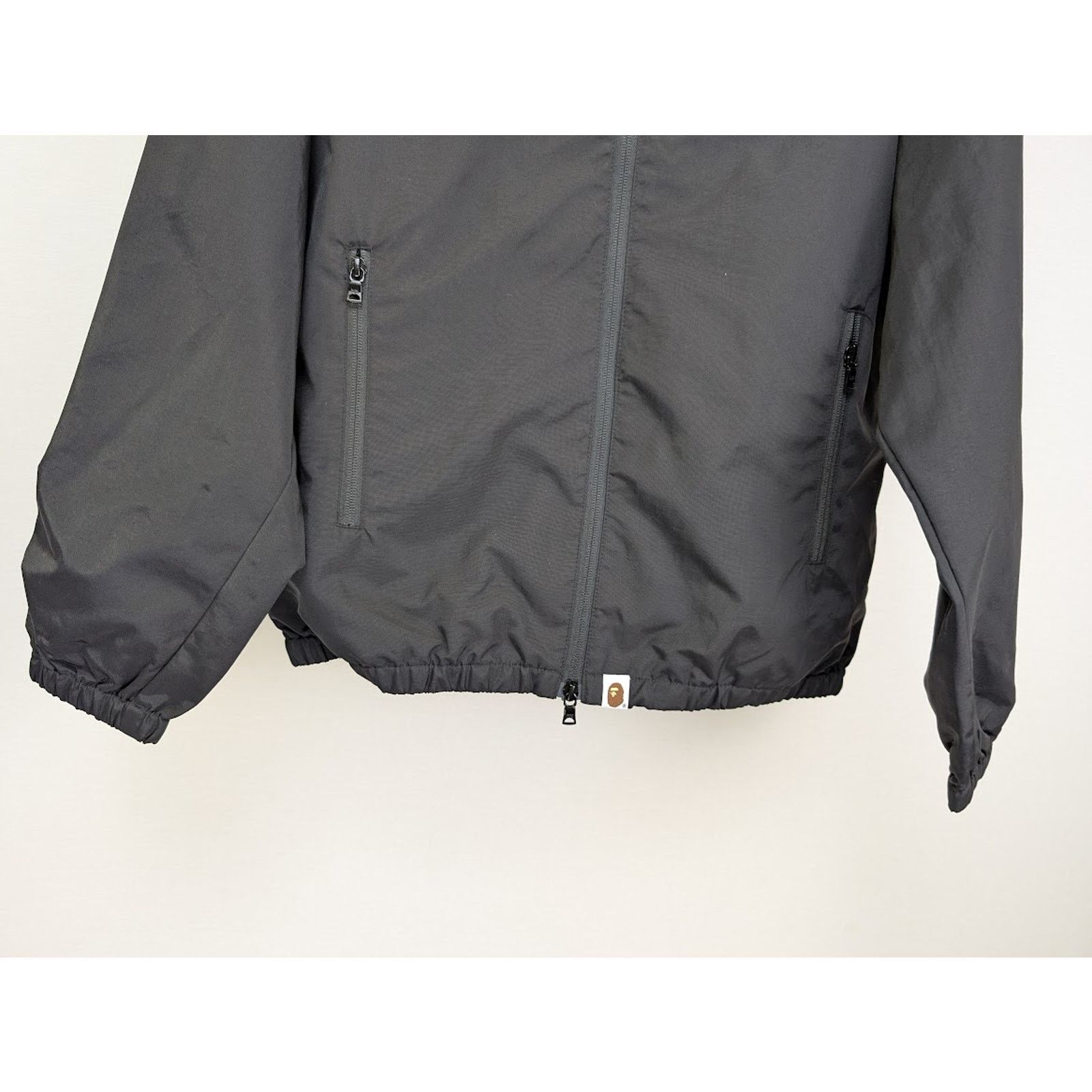 Bape o1rshd1 Logo Windbreaker Jacket in Black Size US L / EU 52-54 / 3 - 9 Thumbnail