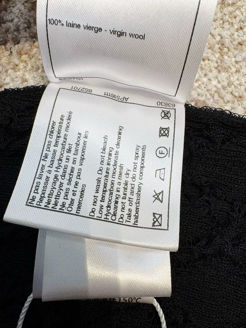 Chanel Chanel 22B black pearl rolled-edged knitted vest Size XS / US 0-2 / IT 36-38 - 6 Thumbnail