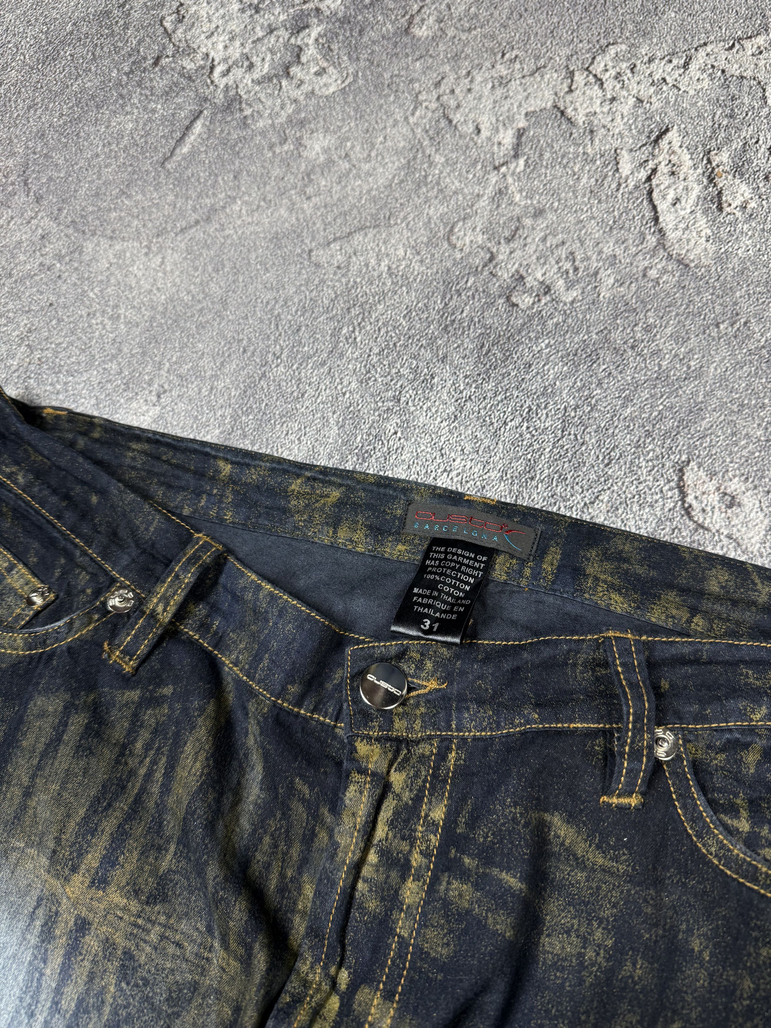 Custo Barcelona Y2K Custo Barcelona Flared Bootcut Lightweight Pants Size 31" - 10 Thumbnail