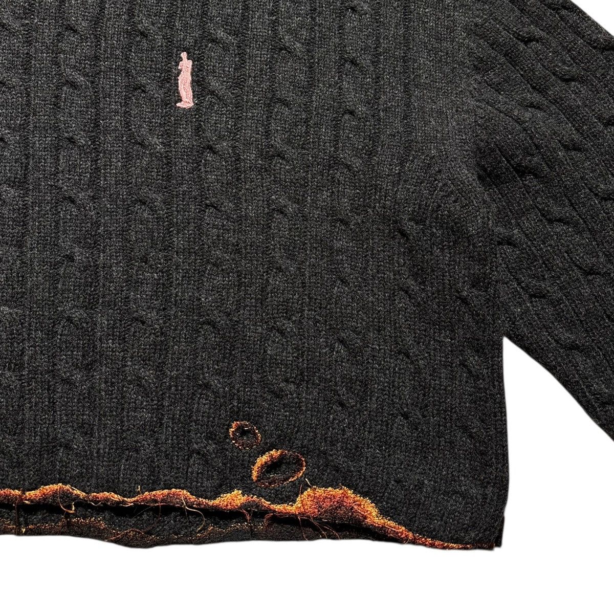 Doublet 133 of 167 Burning embroidered cropped sweater Size US M / EU 48-50 / 2 - 2 Thumbnail