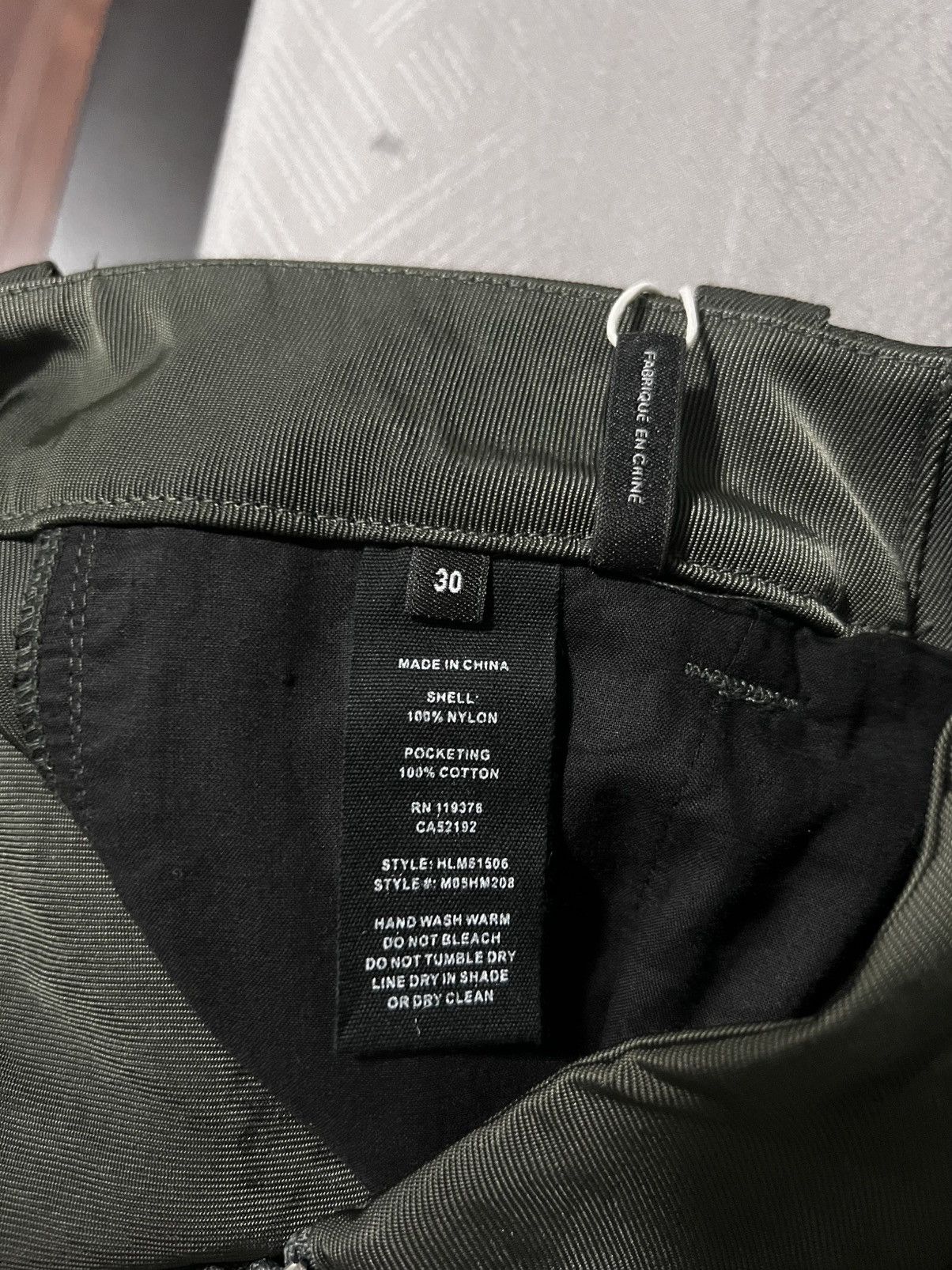 Helmut Lang Helmut Lang Flight Twill Nylon Pants Size US 31 - 12 Thumbnail