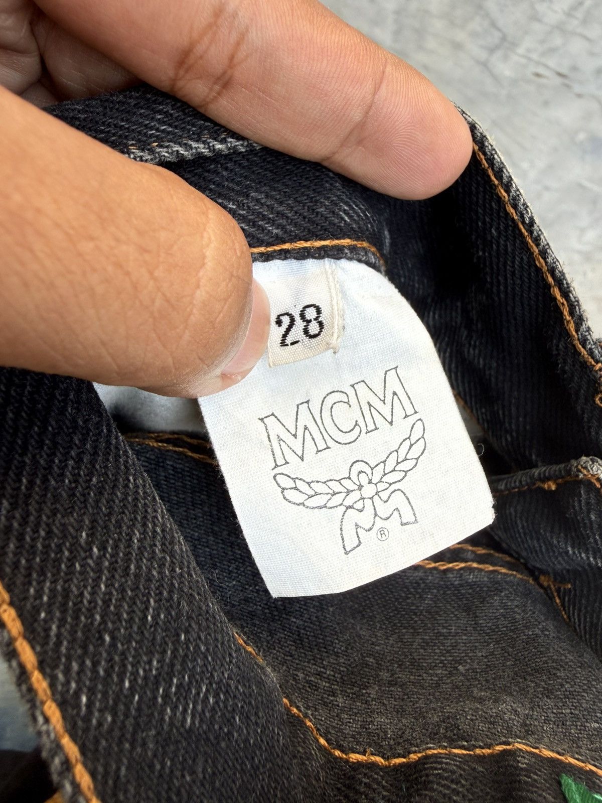 MCM Vintage Mcm denim pant monogram Size 28" / US 6 / IT 42 - 6 Thumbnail